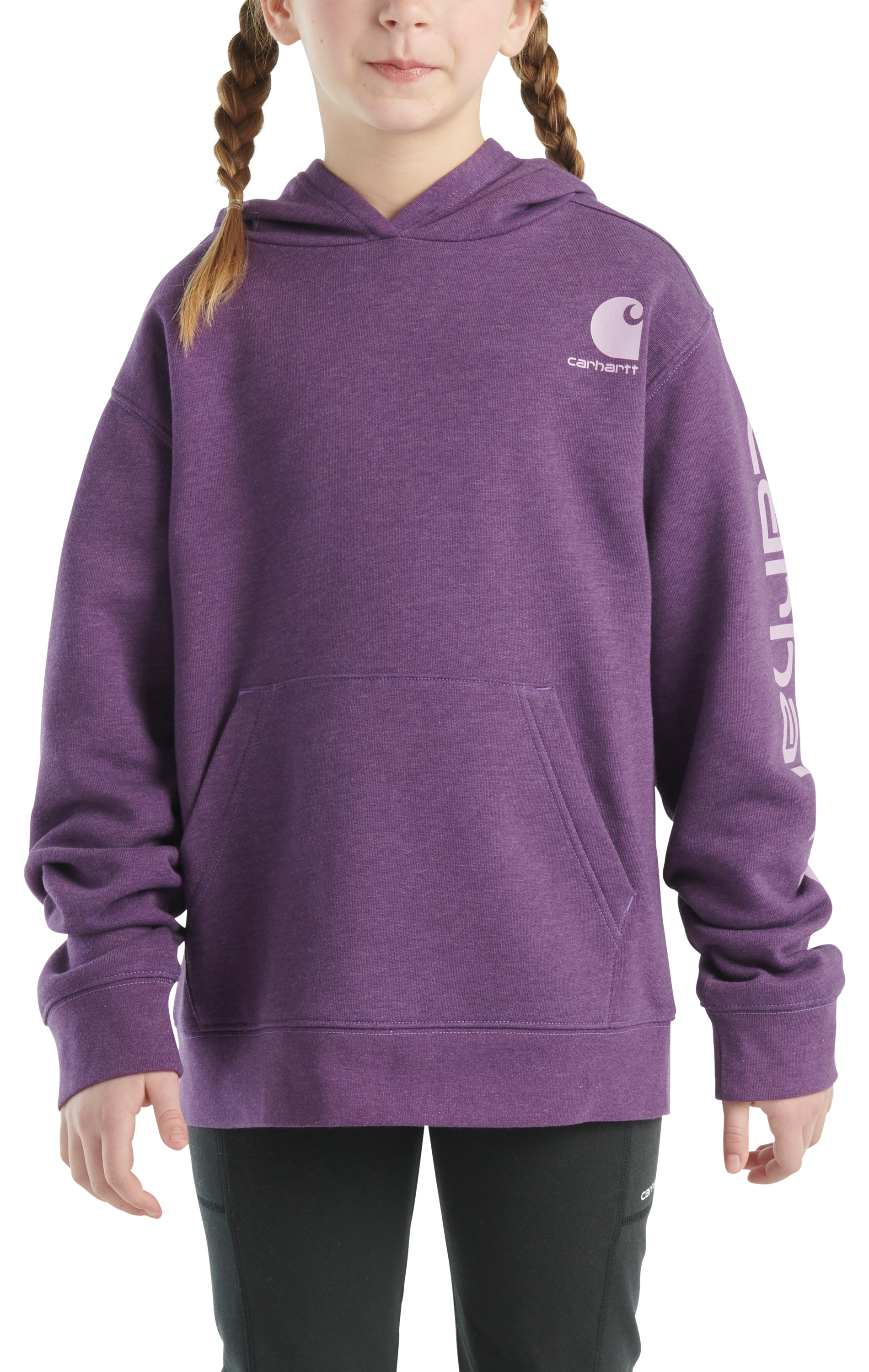 CARHARTT Graphic Hooded Long-Sleeve Sweatshirt for Kids