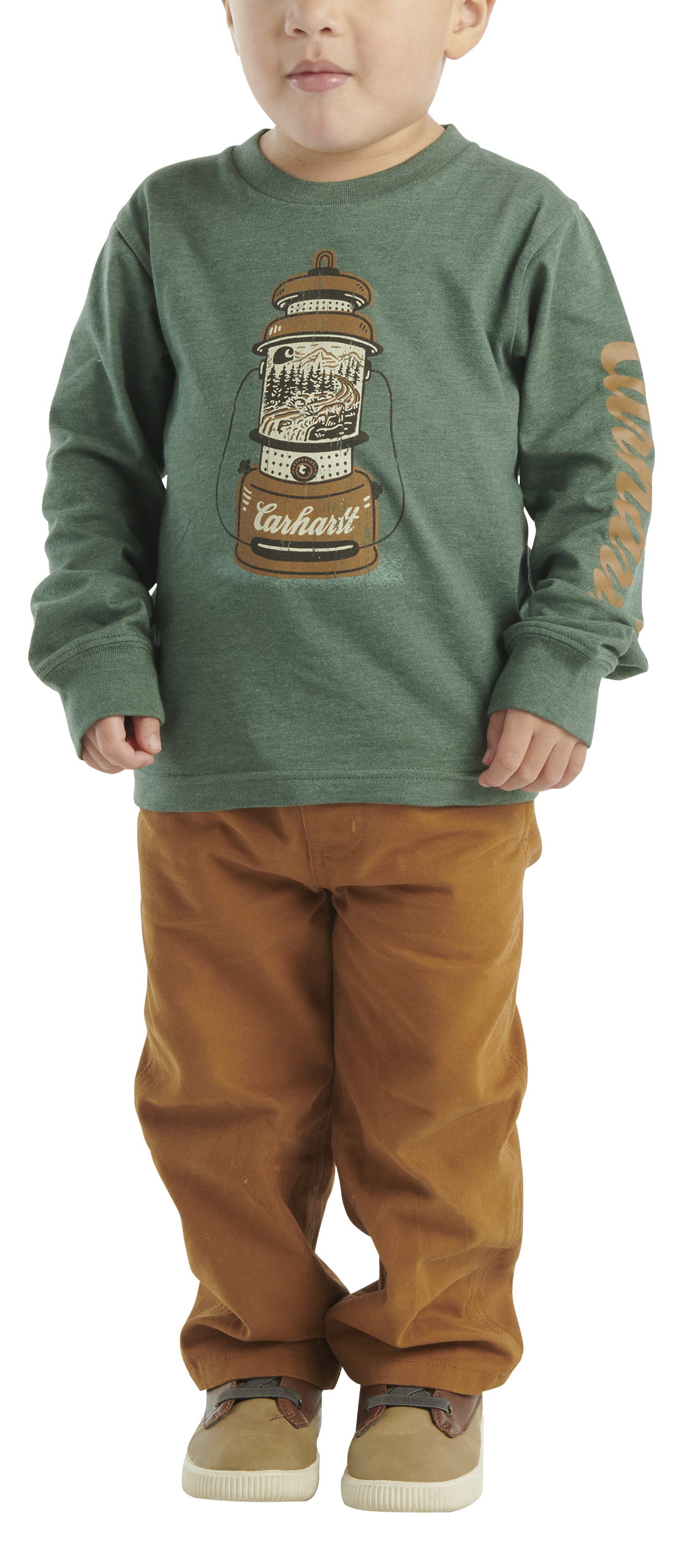 CARHARTT Long-Sleeve T-Shirt and Canvas Pants Set for Toddlers-á- 4T
