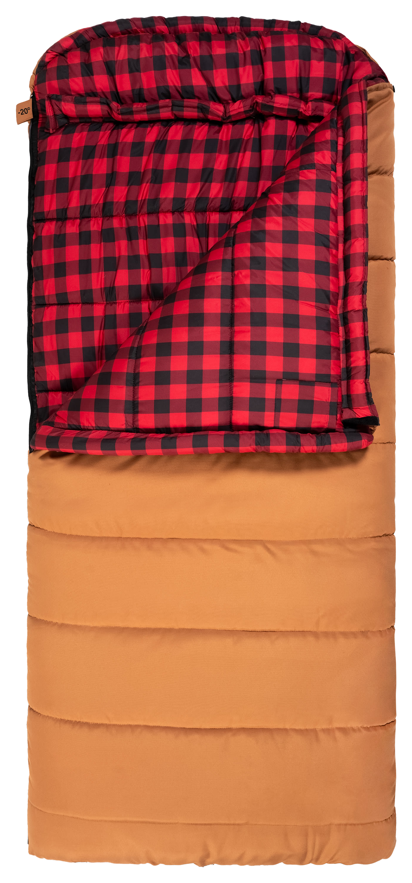 Image of TETON Sports Bridger -20°F Canvas Sleeping Bag - Pecan/Fox