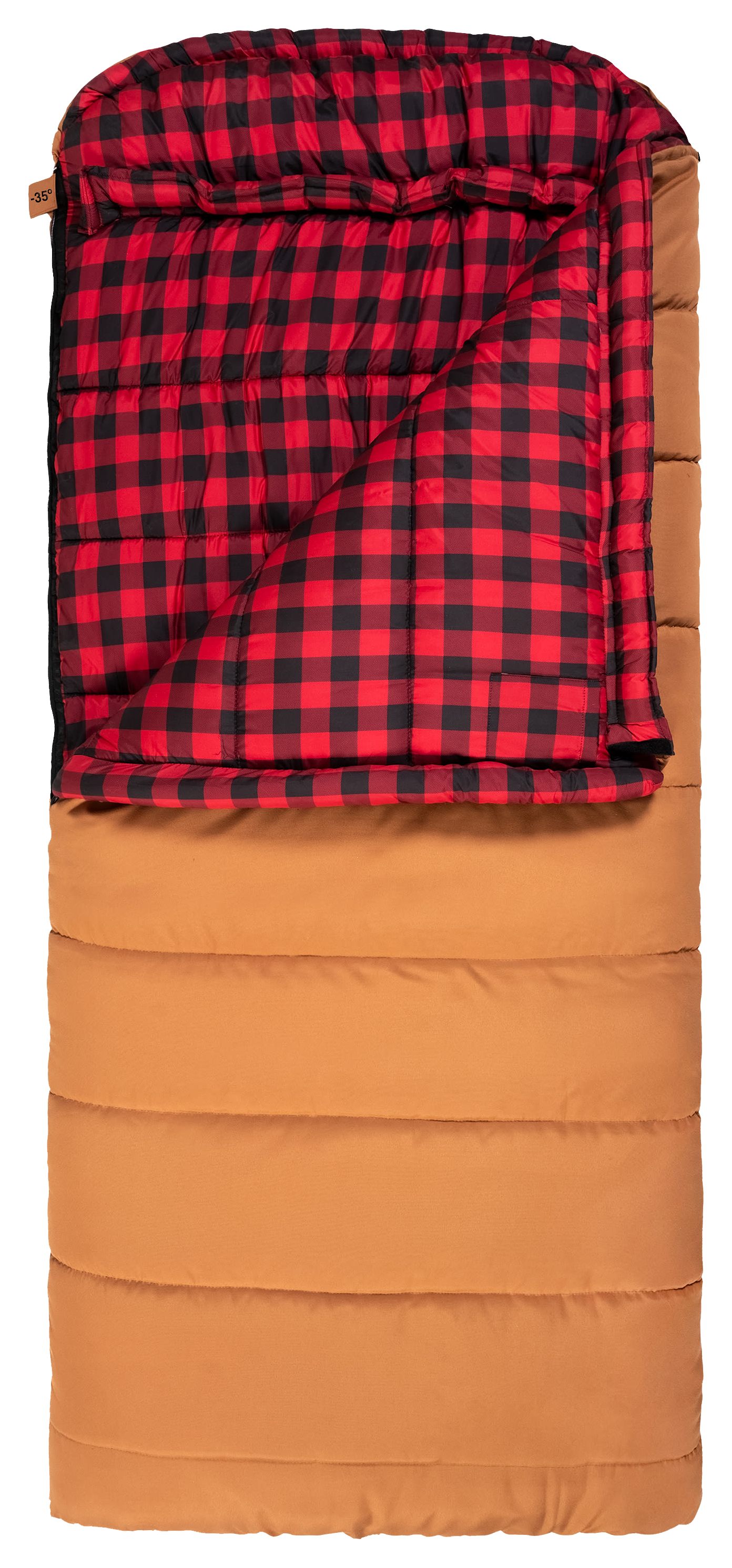 Image of TETON Sports Bridger -35°F Canvas Sleeping Bag - Pecan/Fox