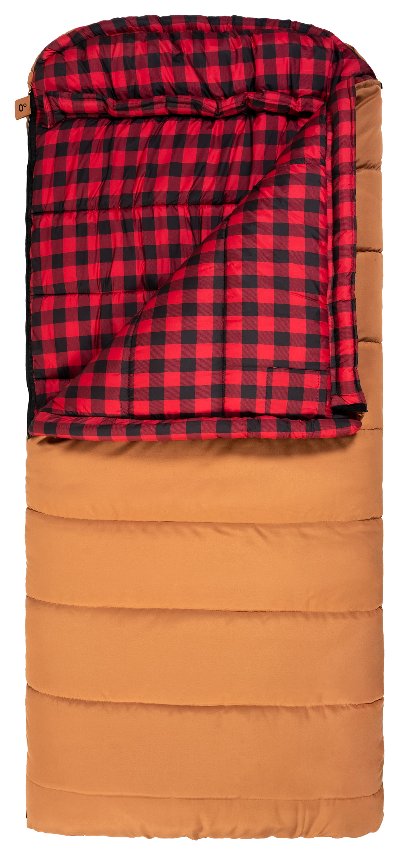 Image of TETON Sports Bridger 0°F Canvas Sleeping Bag - Pecan/Fox