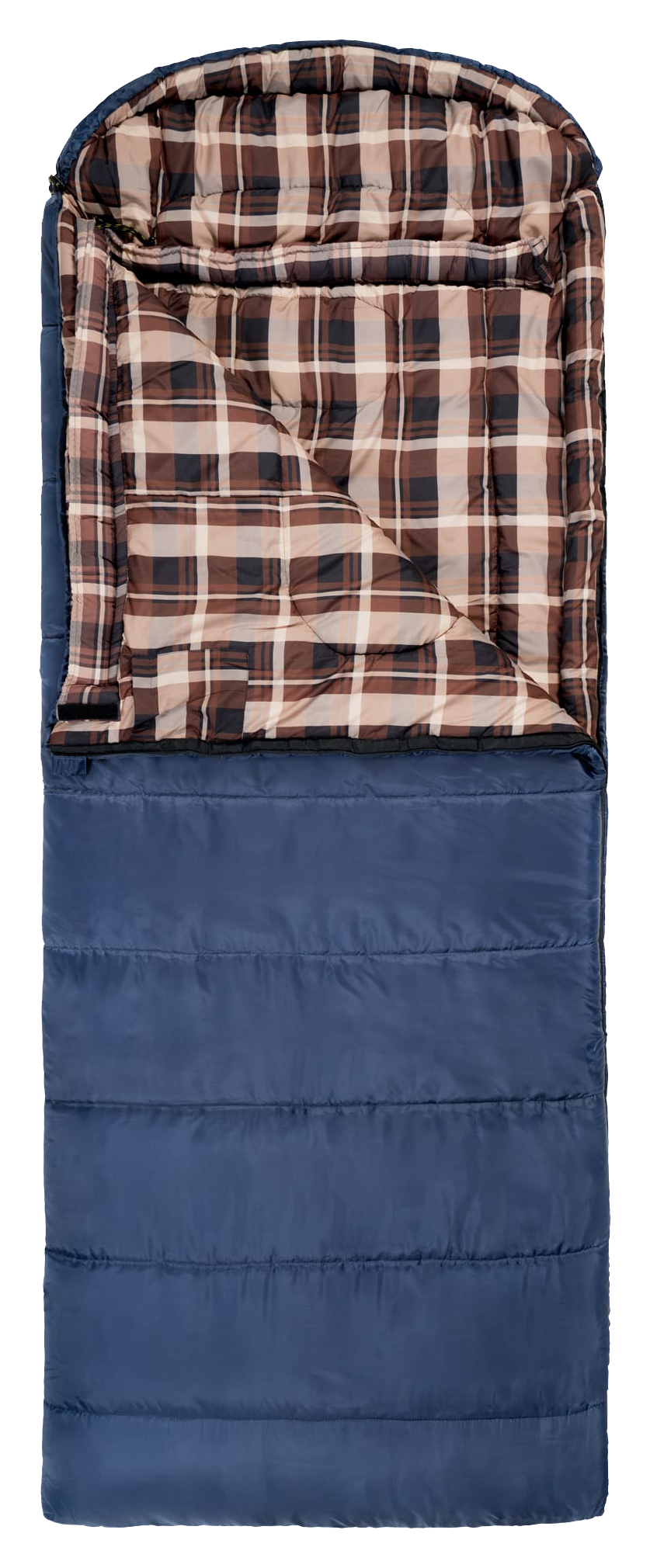 Image of TETON Sports Celsius XL -25°F Sleeping Bag - Left Zipper 90''L x 36''W - Blue Plaid