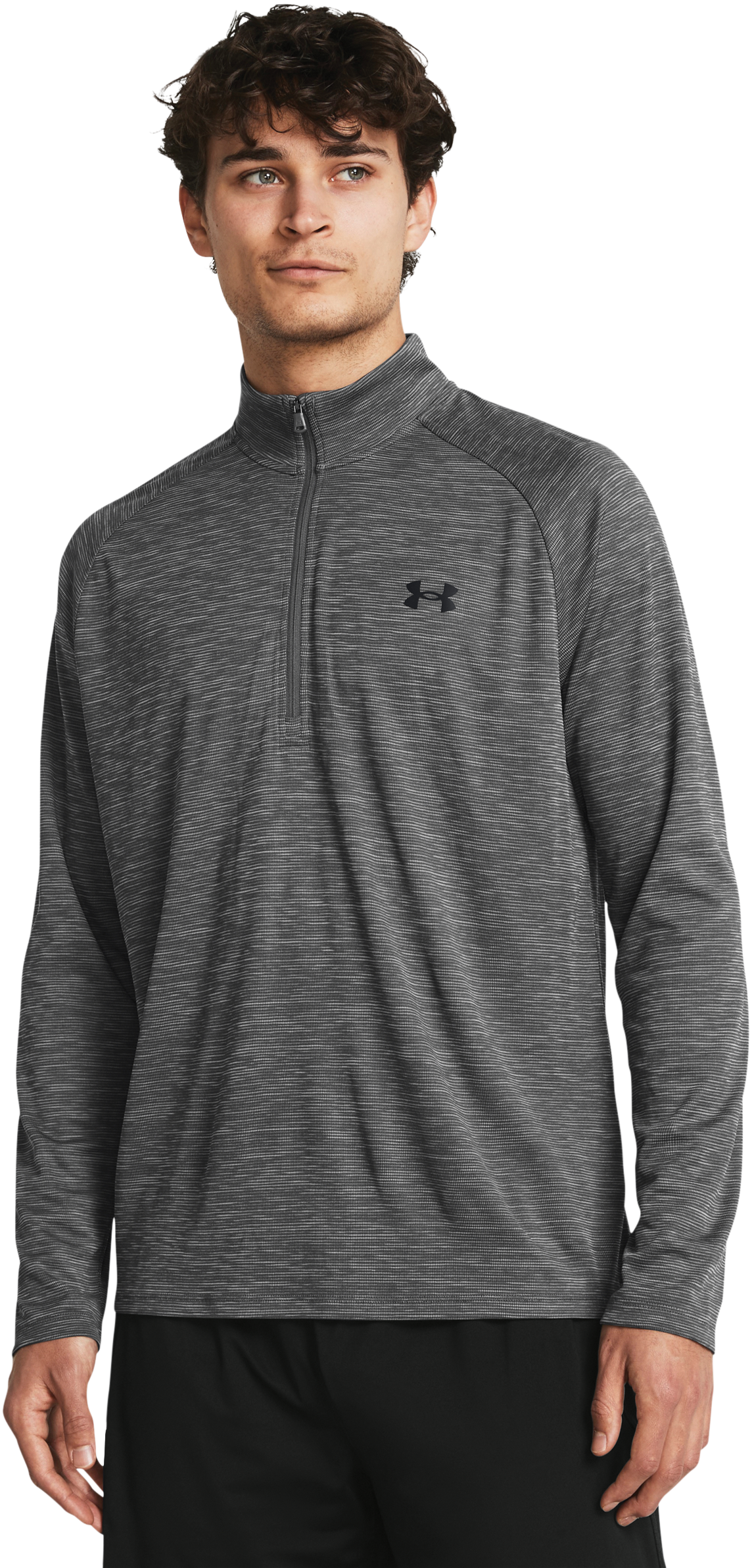 Image of Under Armour Tech Textured Half-Zip Pullover - Castlerock