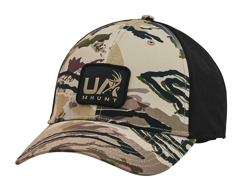 Image of Under Armour UA Hunt Trucker Snapback Cap - UA Barren Camo