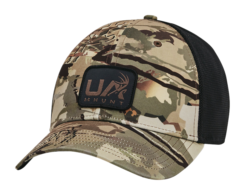 Image of Under Armour UA Hunt Trucker Snapback Cap - UA Forest Camo