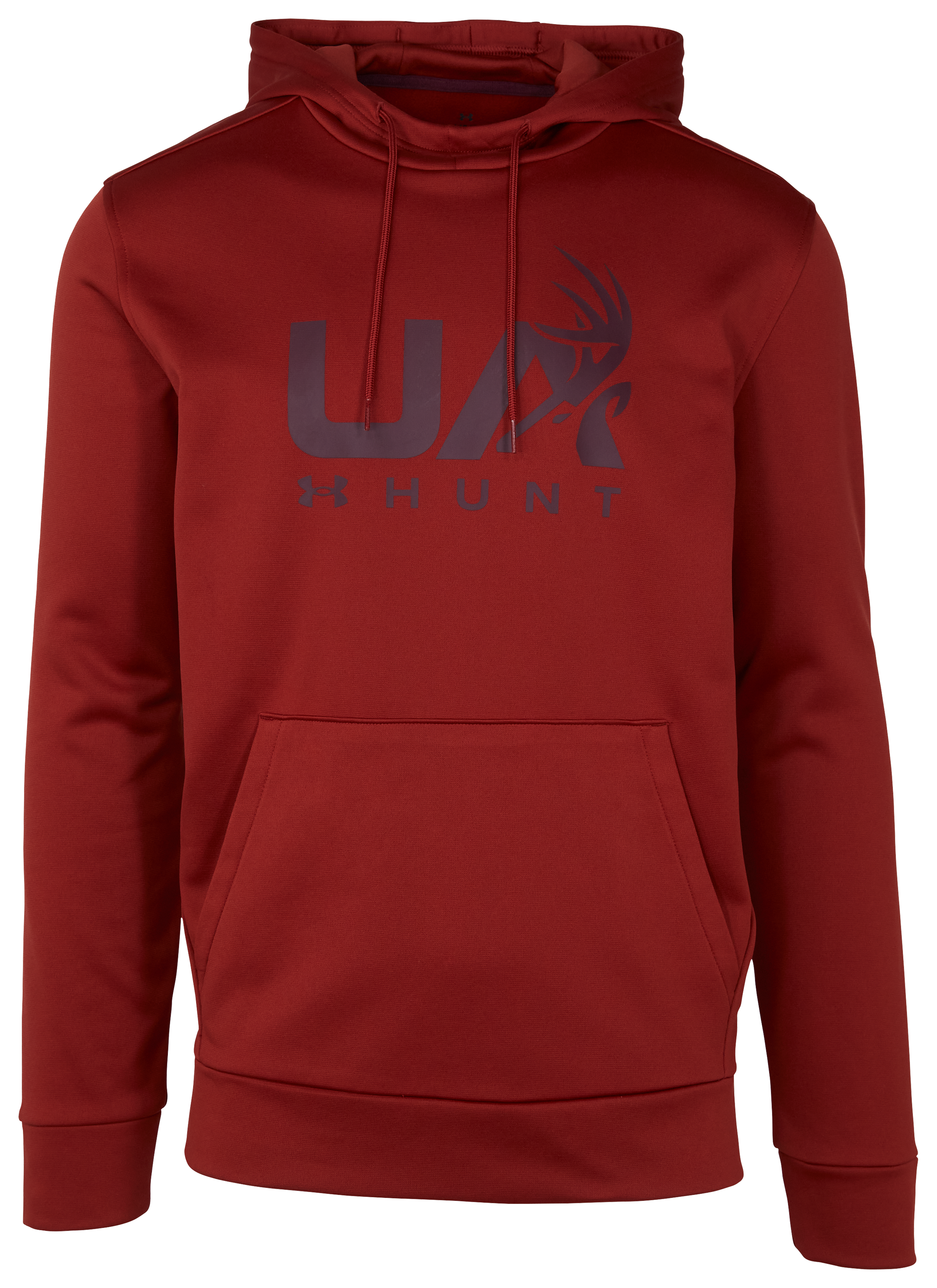 Image of Under Armour AF Hunt Icon Long-Sleeve Hoodie for Men - Earthen Orange/Black - S