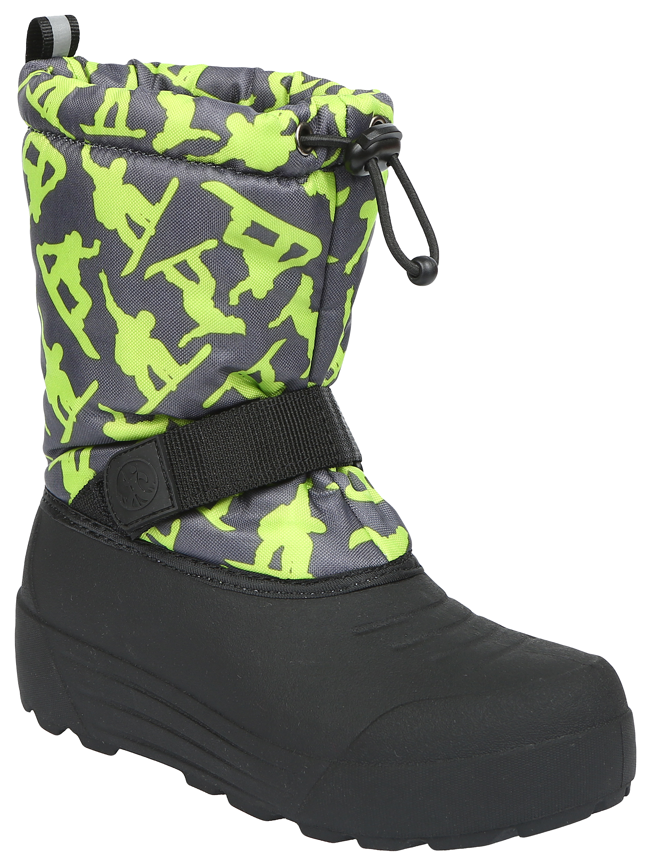Northside Frosty Insulated Pac Boots for Kids - Dark Gray/Green - 4 Kids