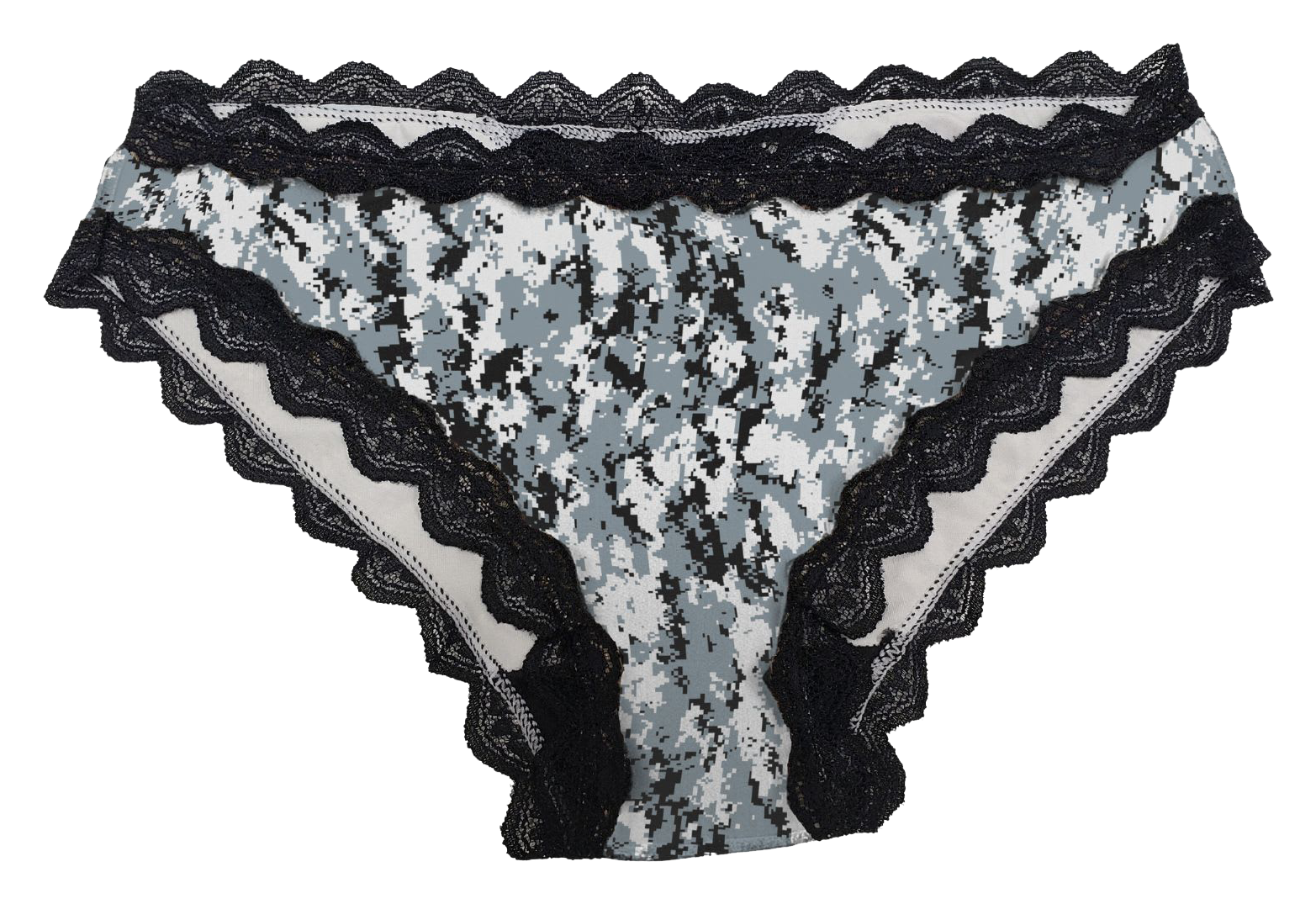 Mossy Oak Camo Aqua Lace Camisole & Boyshorts Panties Set