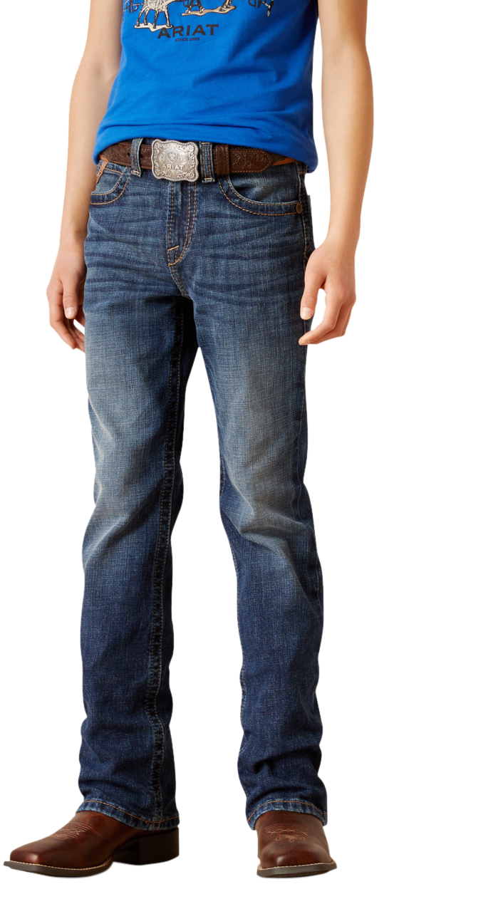 Ariat B4 Relaxed Coltrane Boot-Cut Jeans for Boys