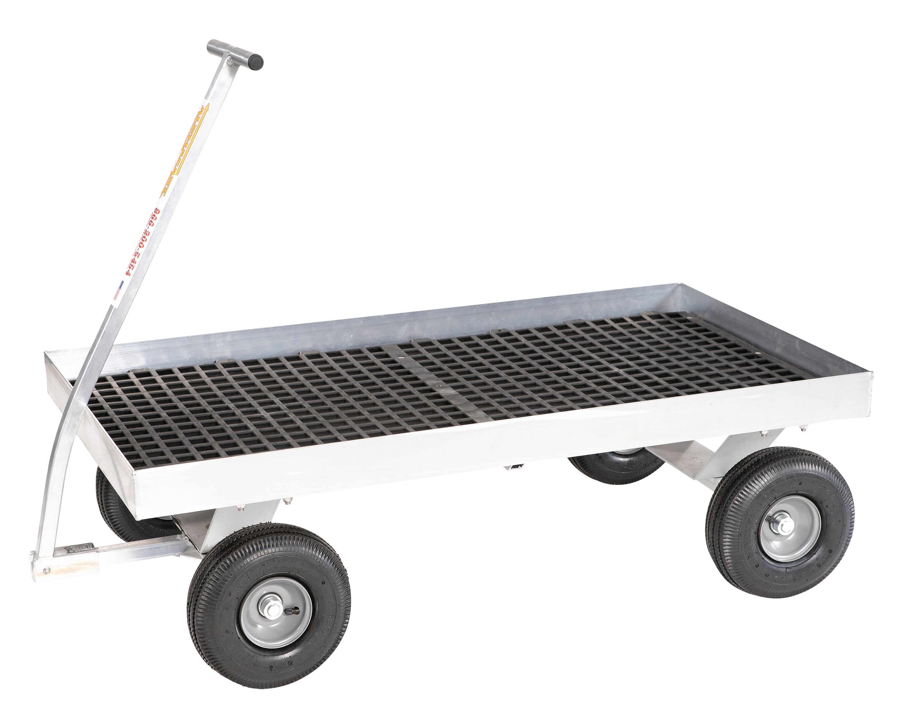 Image of Kahuna Outfitters Cypress Pull Wagon with UV-Protected Self-Draining Decking