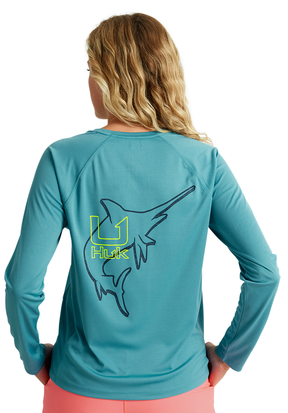 HUK Pursuit Performance Graphic Long-Sleeve Crew for Ladies