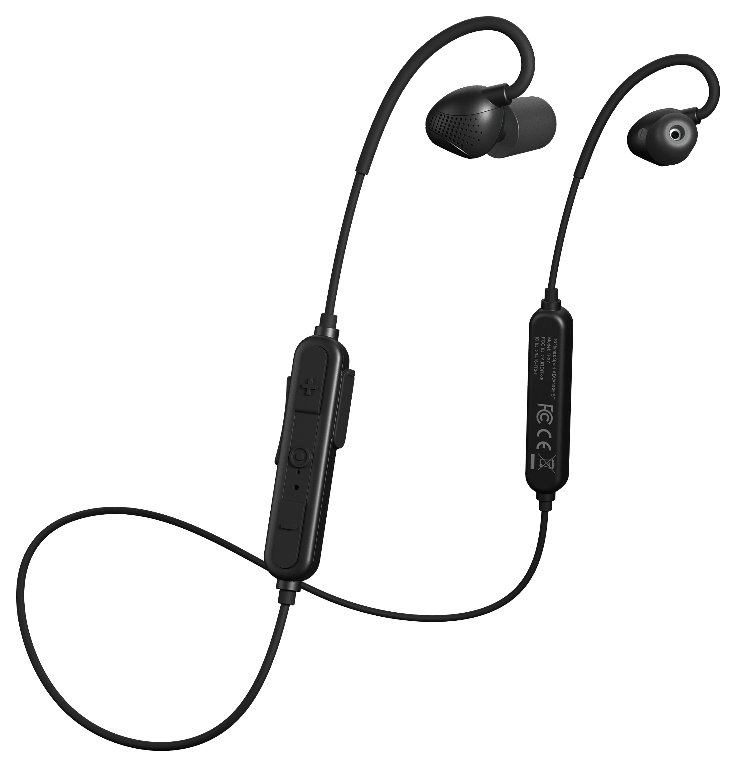 ISOtunes Sport ADVANCE BT Electronic Shooting Earbuds - Black - ISOtunes Sport