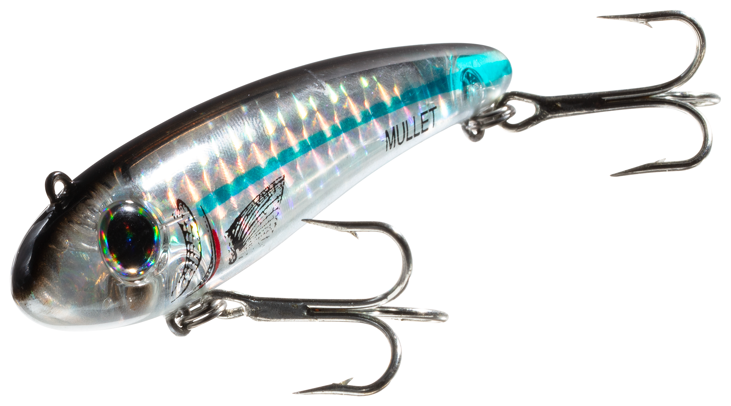 Lures Mullet Slow-Sinking Twitch / Walking Saltwater Fishing Lure -  Excellent for Speckled Trout, Redfish, Stripers and More, 3 1/2 Inch, 5/8  Ounce