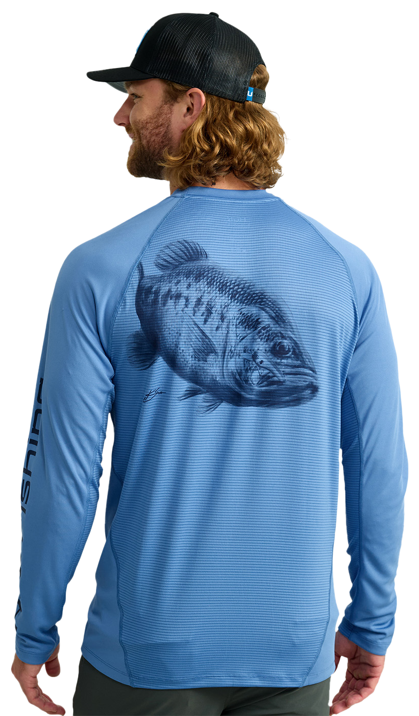 HUK KC Icon Graphic Long-Sleeve Shirt for Men