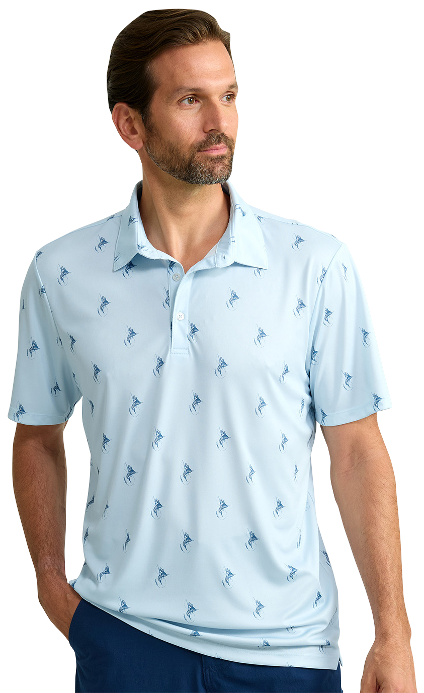Huk Printed KC Pursuit Polo for Men                                                                                             