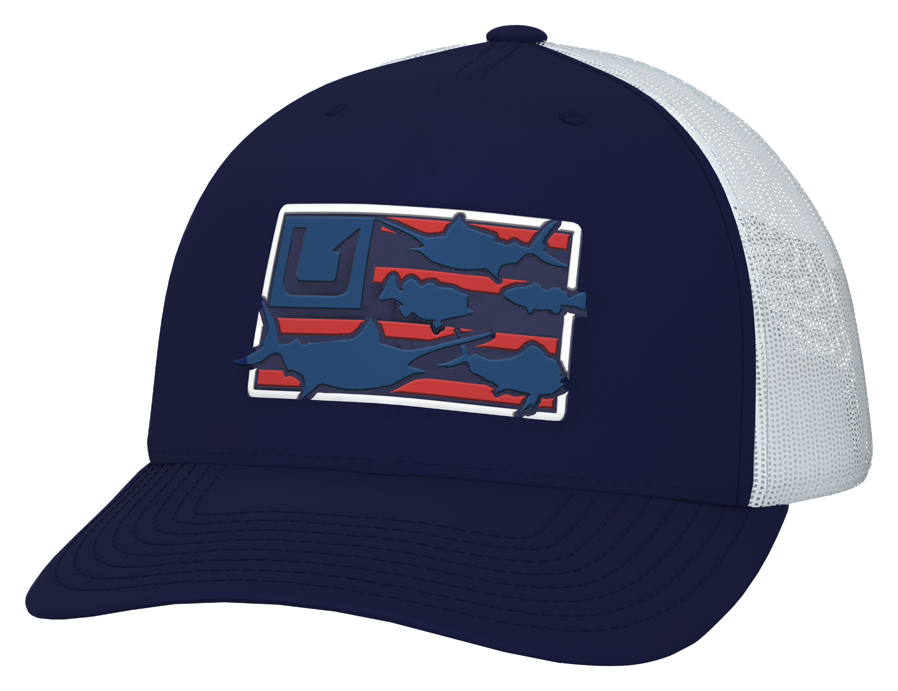 HUK Trophy Flag Trucker Cap