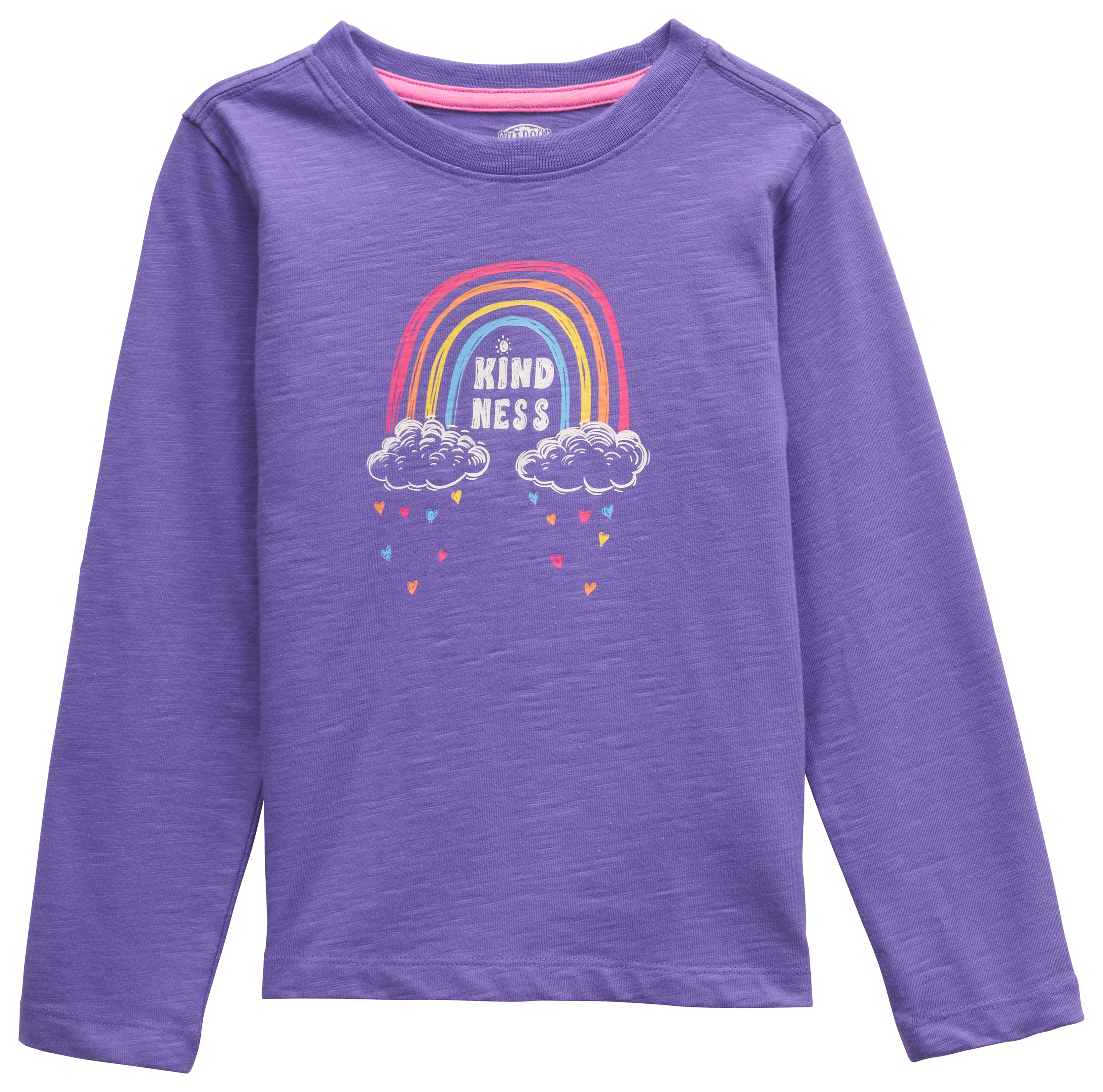 Image of Outdoor Kids Glow-In-The-Dark Trail Long-Sleeve T-Shirt for Toddlers - Purple Opulence - 2T