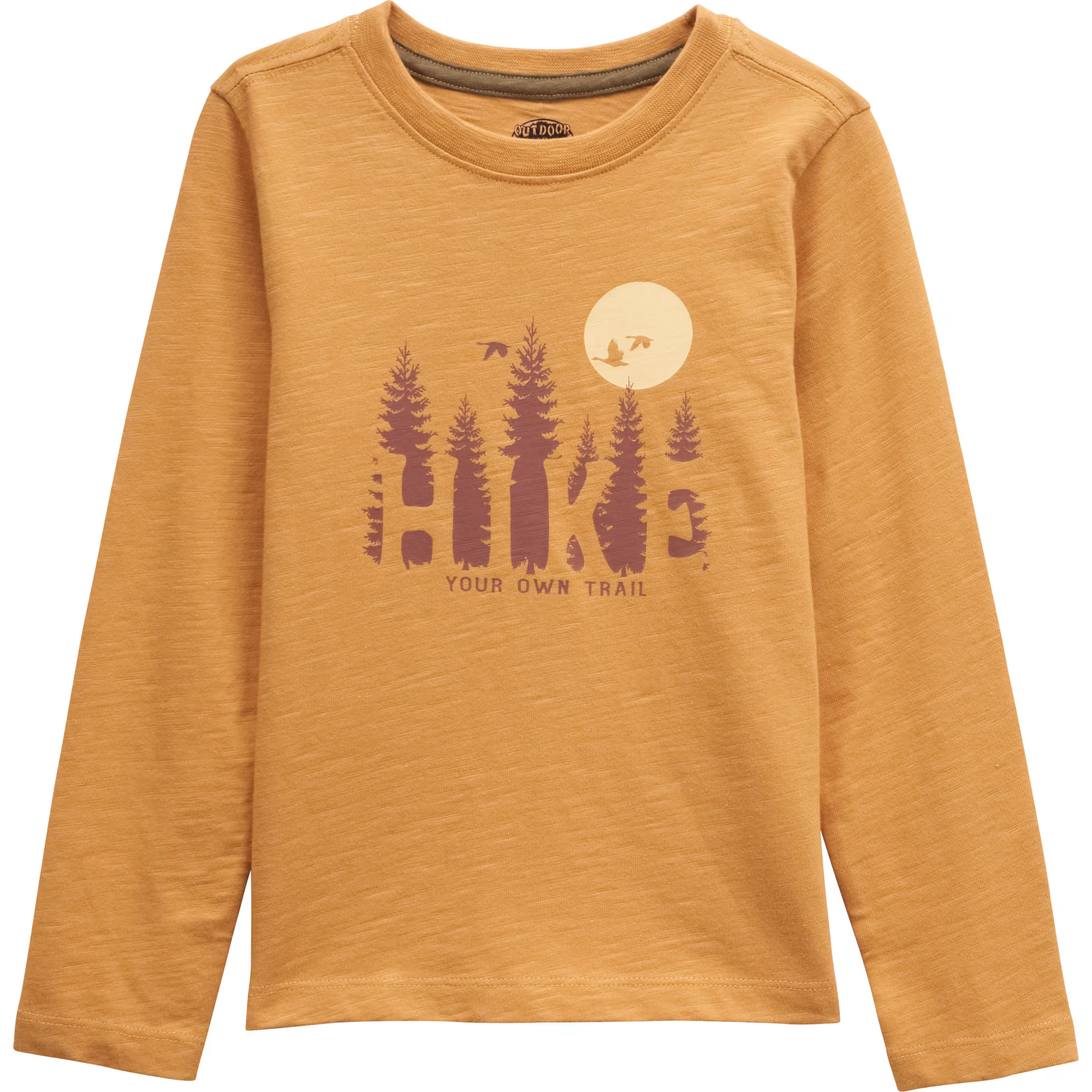 OUTDOOR KIDS Glow-In-The-Dark Trail Long-Sleeve T-Shirt for Toddlers