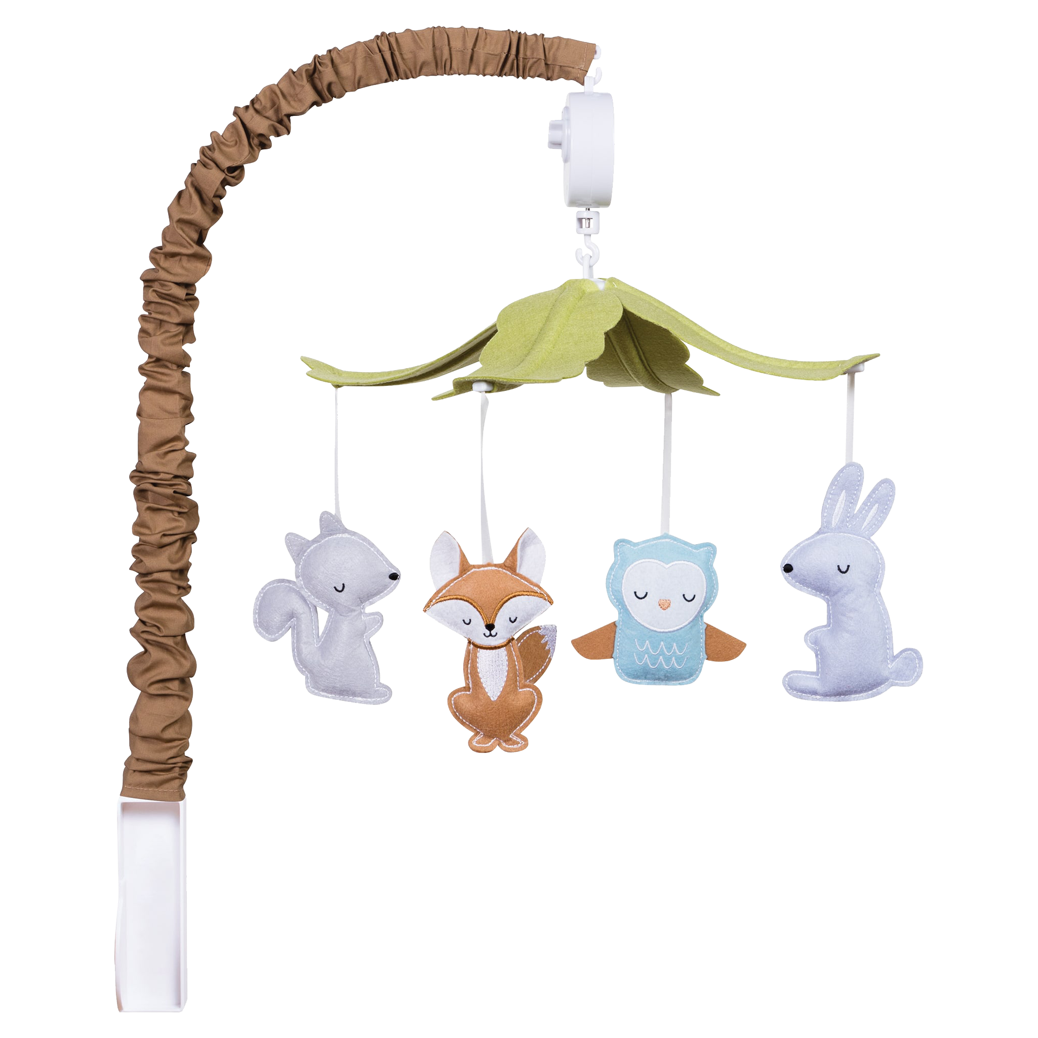 Image of Trend Lab Woodland Musical Crib Mobile for Babies