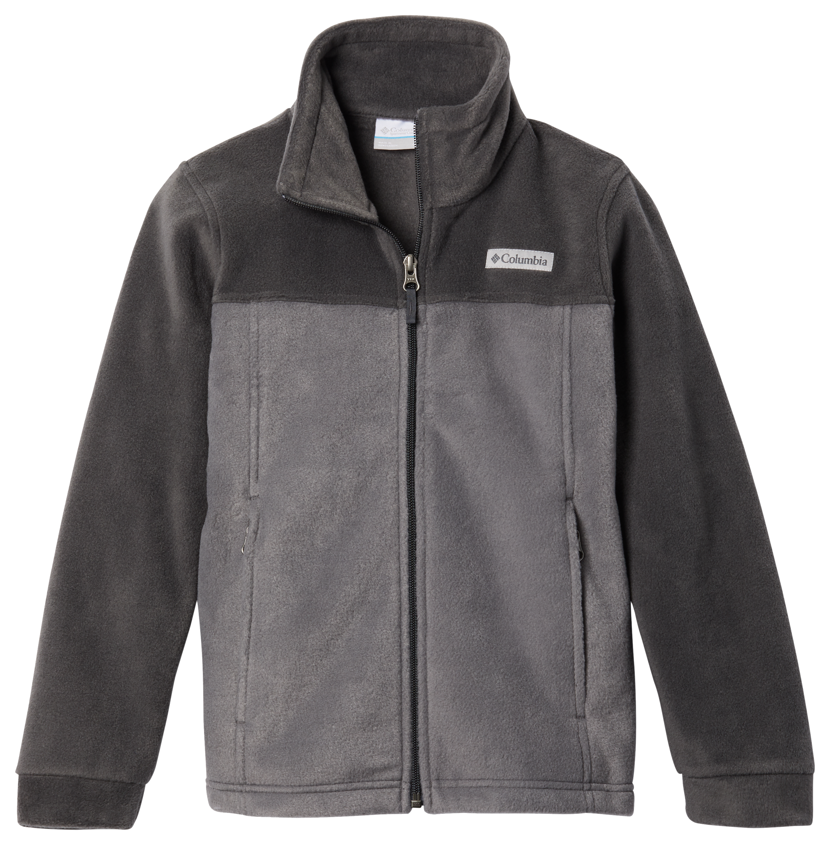 Image of Columbia Steens Mountain II Fleece Jacket for Kids - City Grey/Shark - XXS