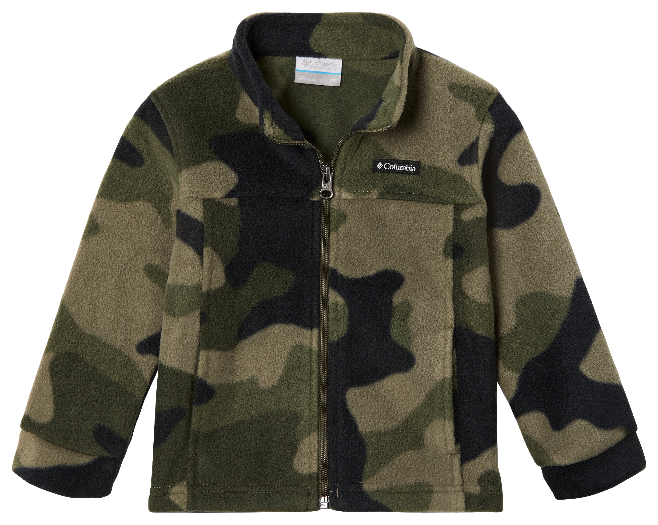 Image of Columbia Zing III Fleece Jacket for Toddler Boys - Stone Green Mod Camo - 3T