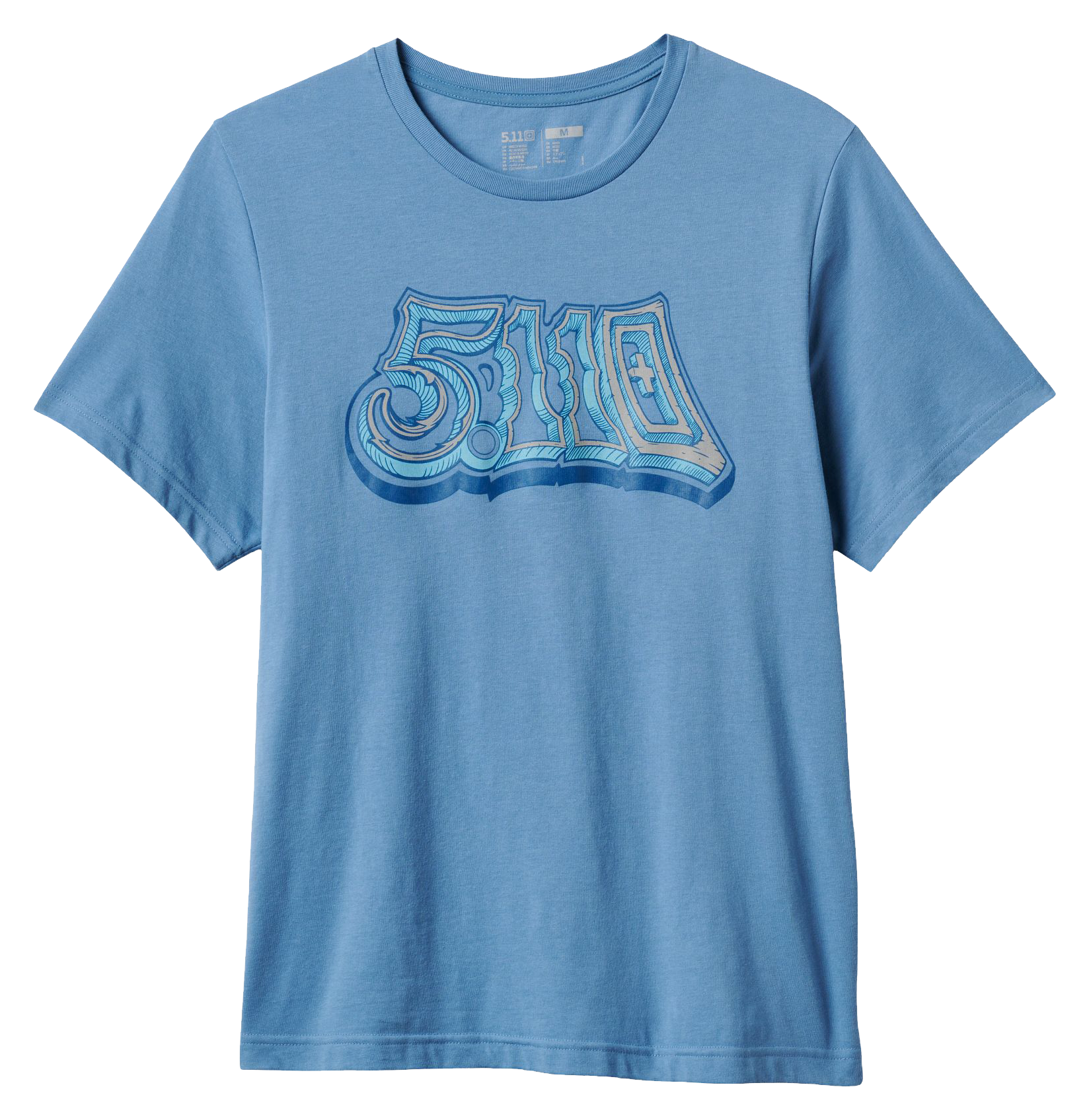 Image of 5.11 Tactical Groovy Short-Sleeve T-Shirt for Men - Mineral Blue
