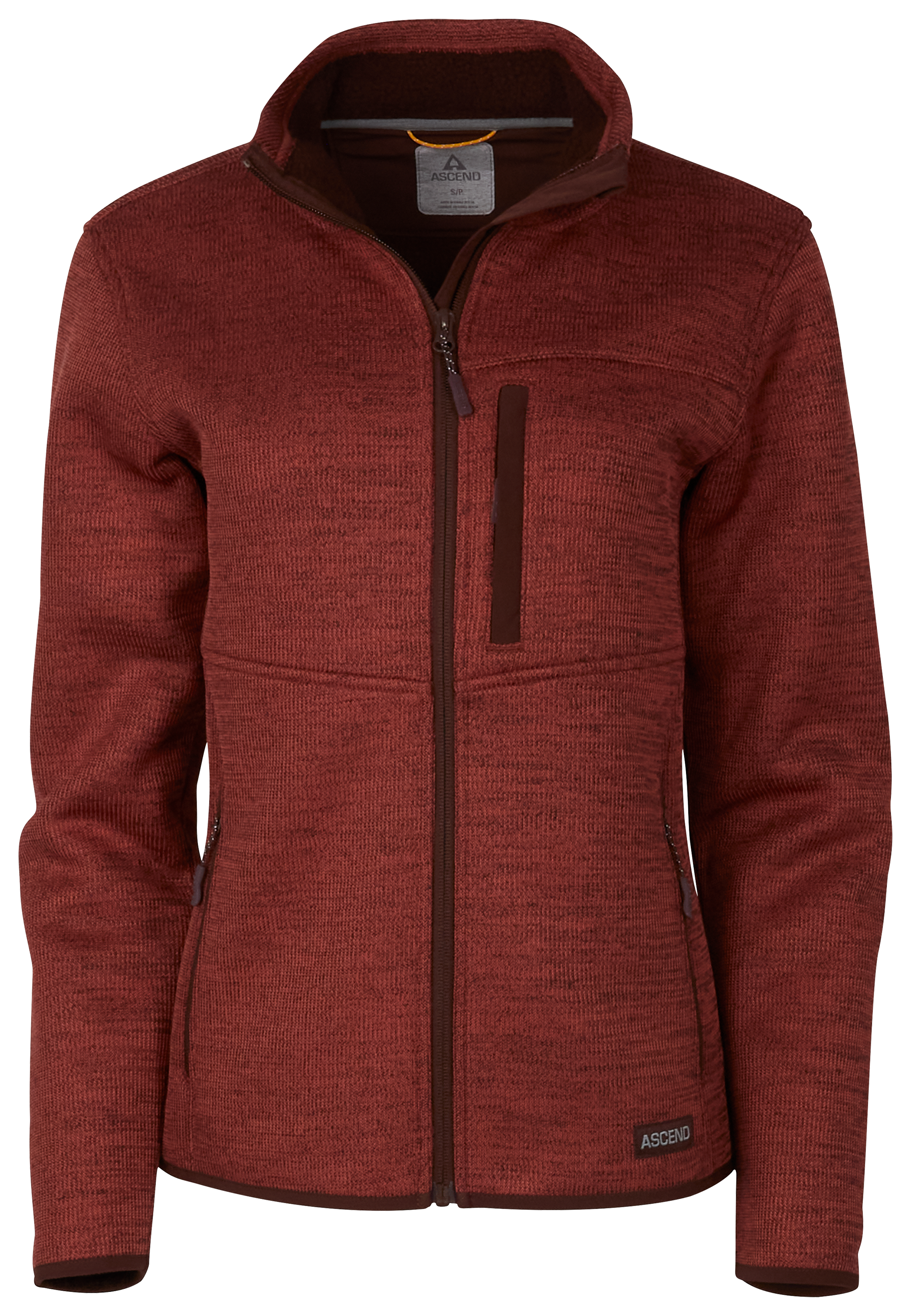 Image of Ascend Exploration Performance Full-Zip Jacket for Ladies - Marsala - L
