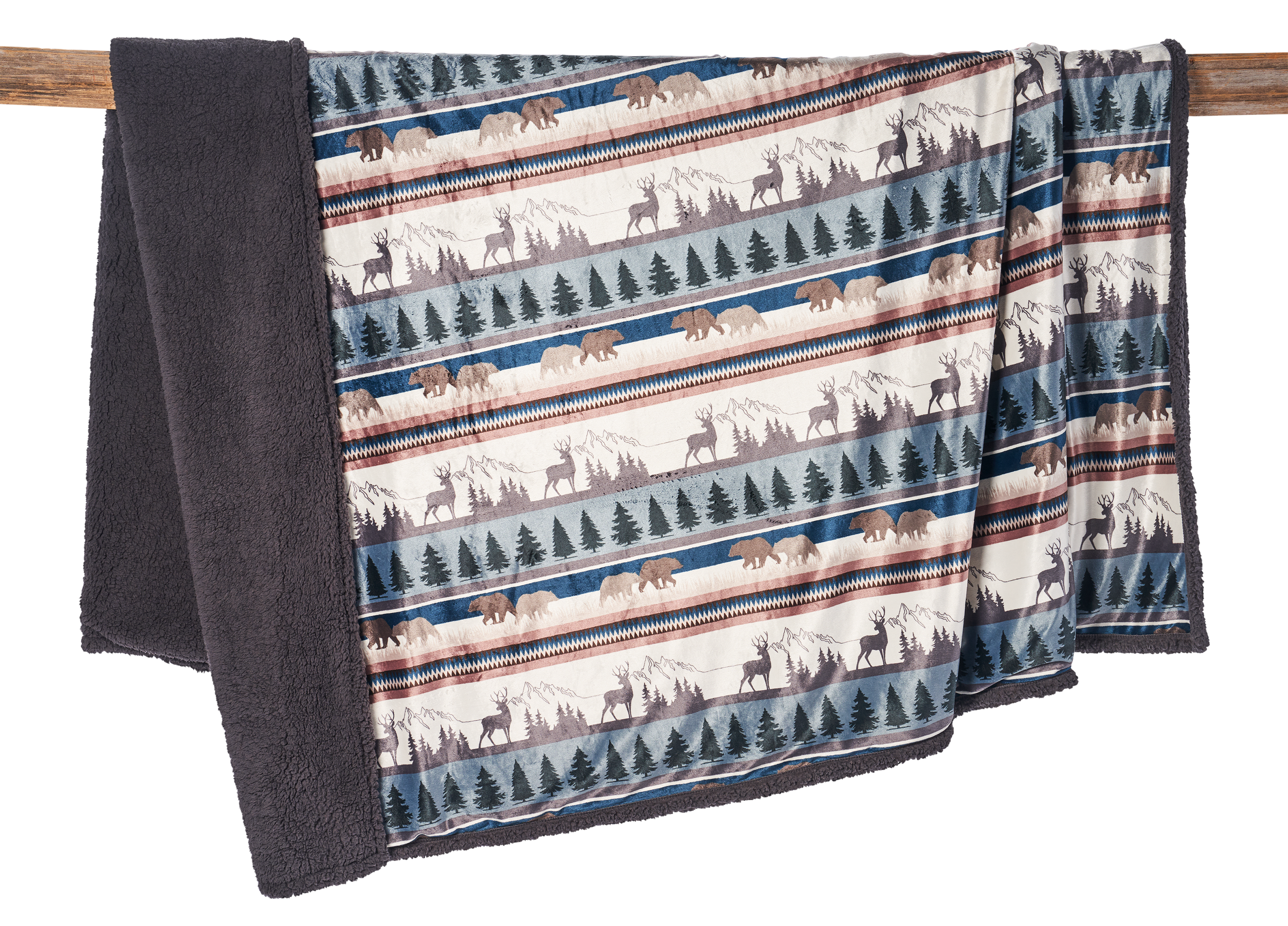 WHITE RIVER HOME Giant Berber Throw Blanket