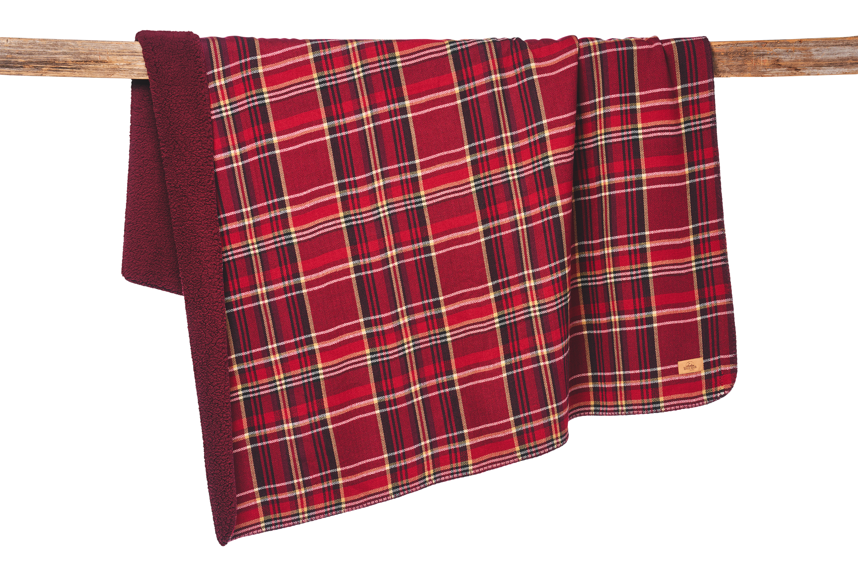 Image of White River Home Hearthside Woven Throw - Red Plaid