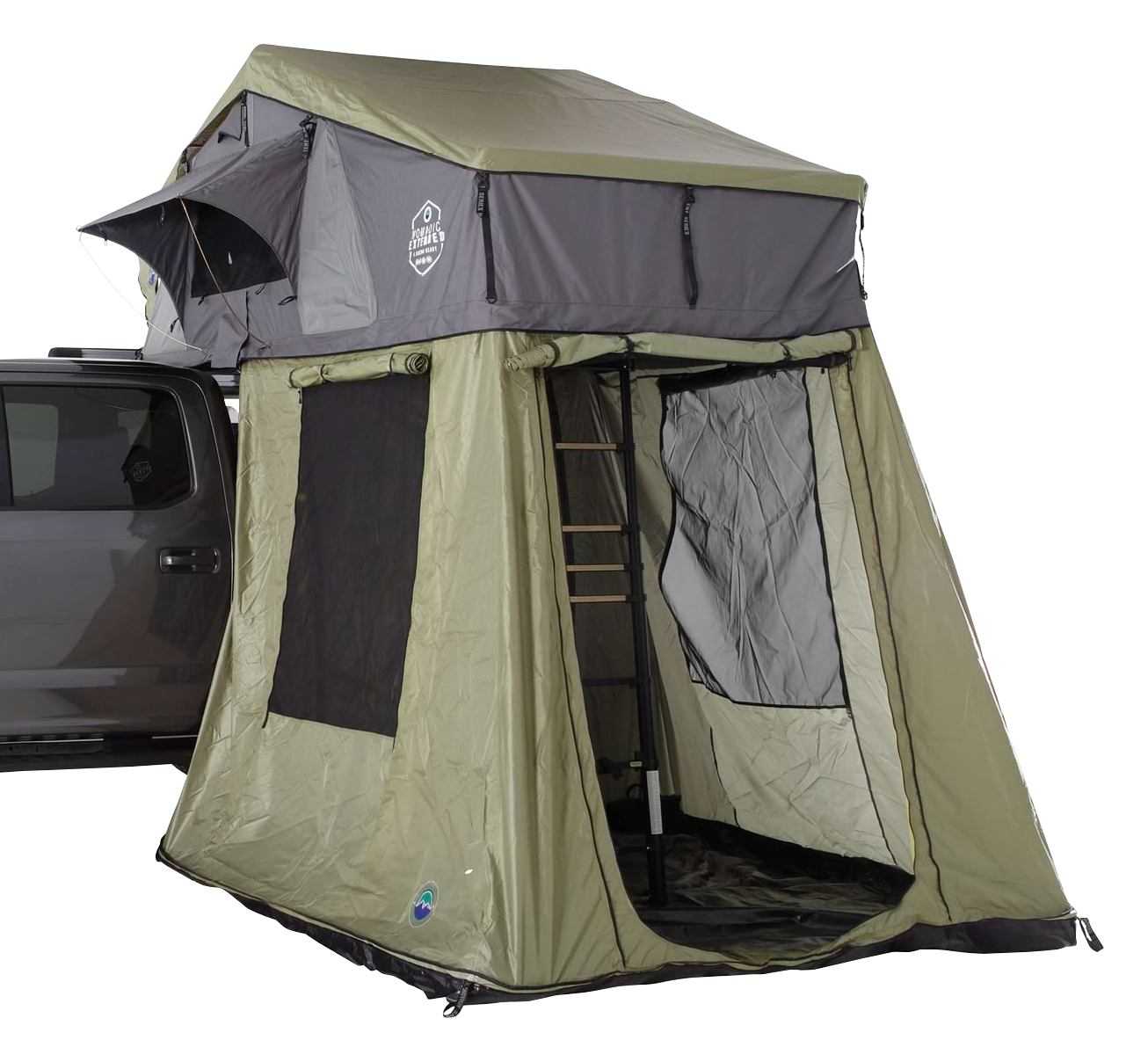 Overland Vehicle Systems Nomadic 3 Extended Roof Top Tent Annex and Travel Cover