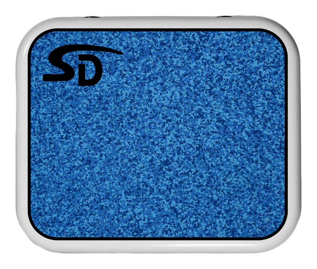 Image of SeaDek Cooler Pad for YETI Roadie 24 - Aqua Camo/Black