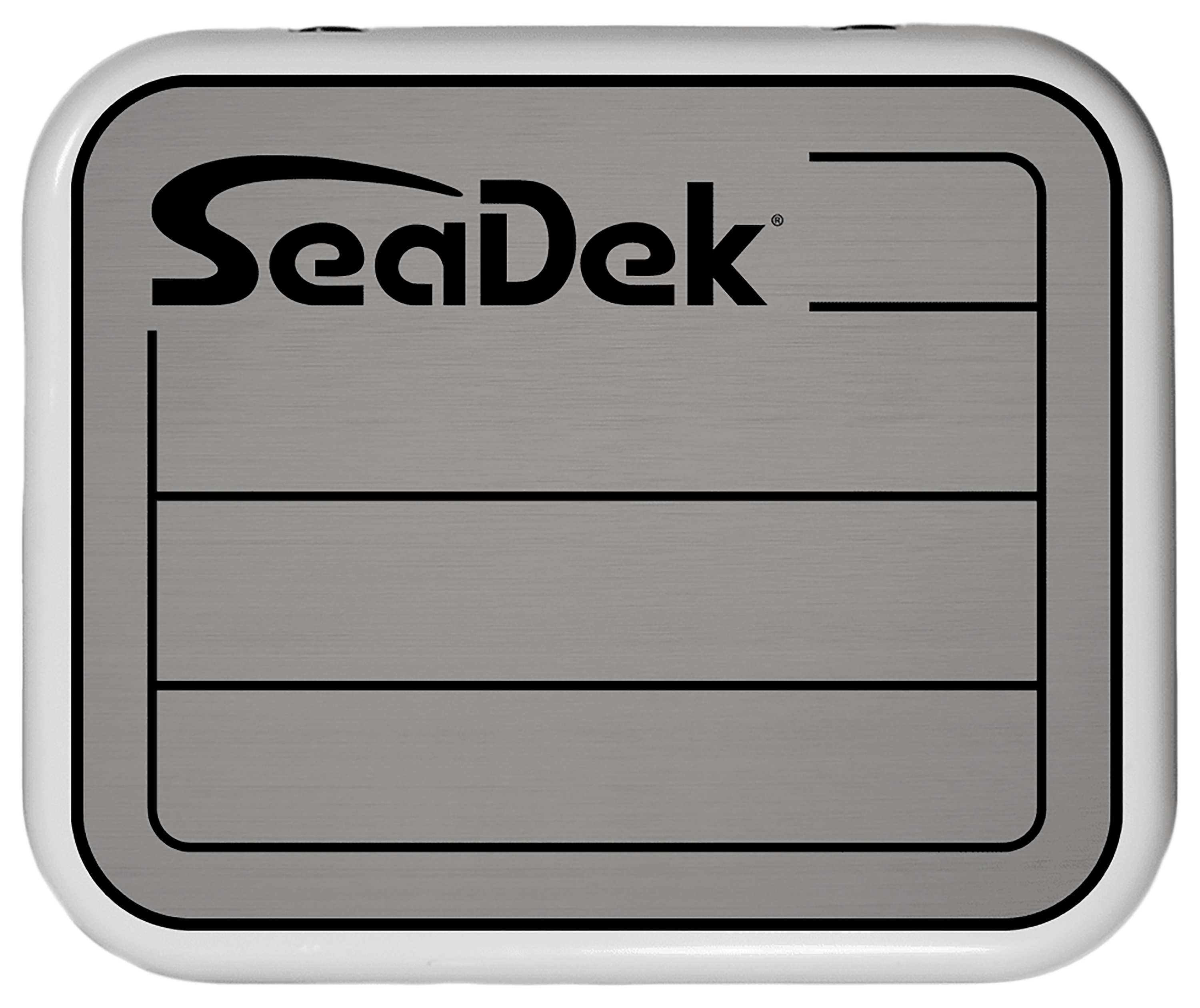 SeaDek Teak Cooler Pad for YETI Roadie 24 - Teak Storm Gray/Black