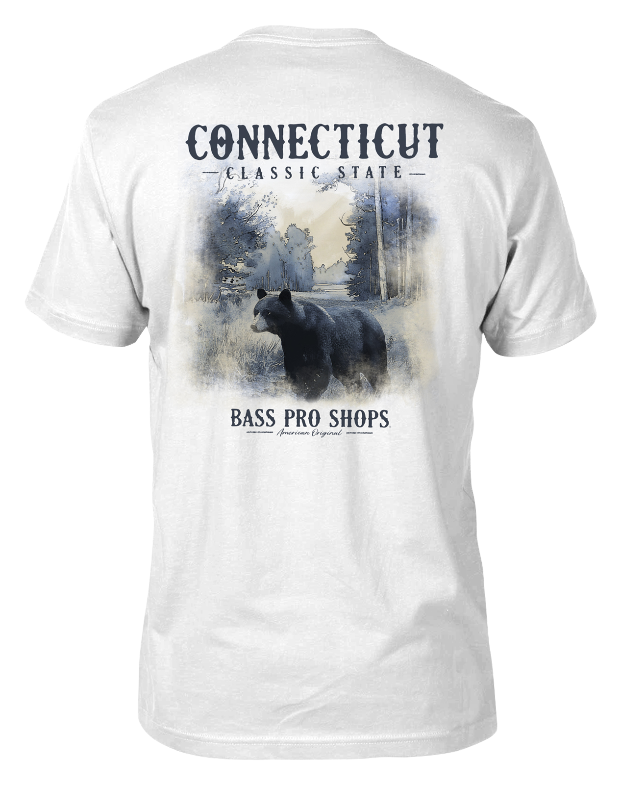 Image of Bass Pro Shops Scene Scape Short-Sleeve T-Shirt for Men - CT/White