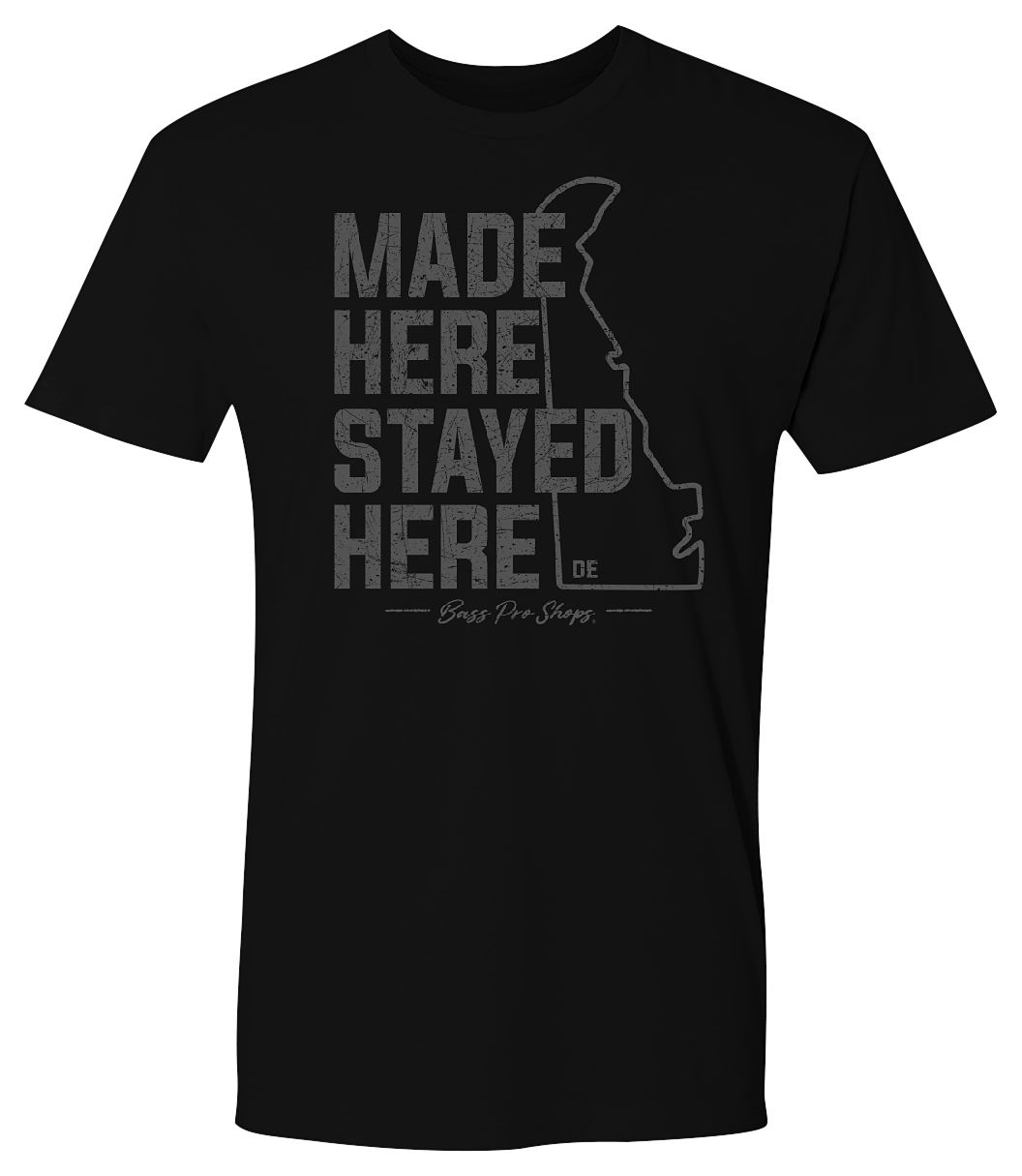 Image of Bass Pro Shops Made Here Graphic Short-Sleeve T-Shirt for Men - DE/Black -