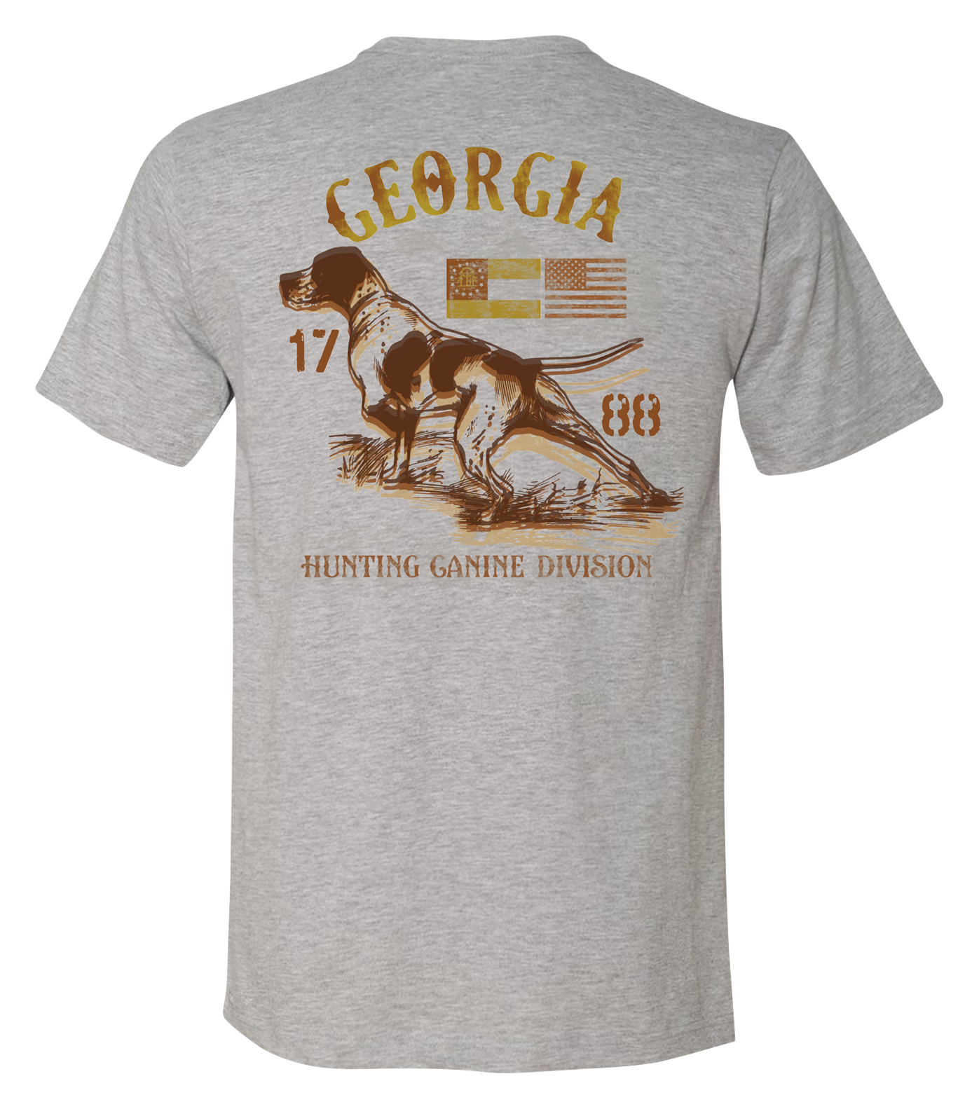 Image of Bass Pro Shops Hunting Lifestyle State Graphic Short-Sleeve T-Shirt for Men - Georgia