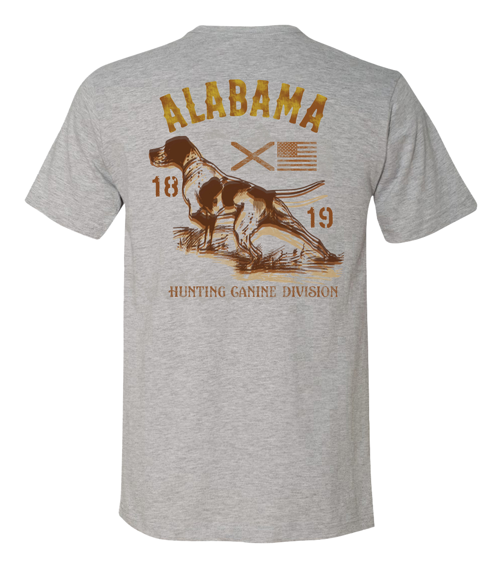 Image of Bass Pro Shops Hunting Lifestyle State Graphic Short-Sleeve T-Shirt for Men - Alabama