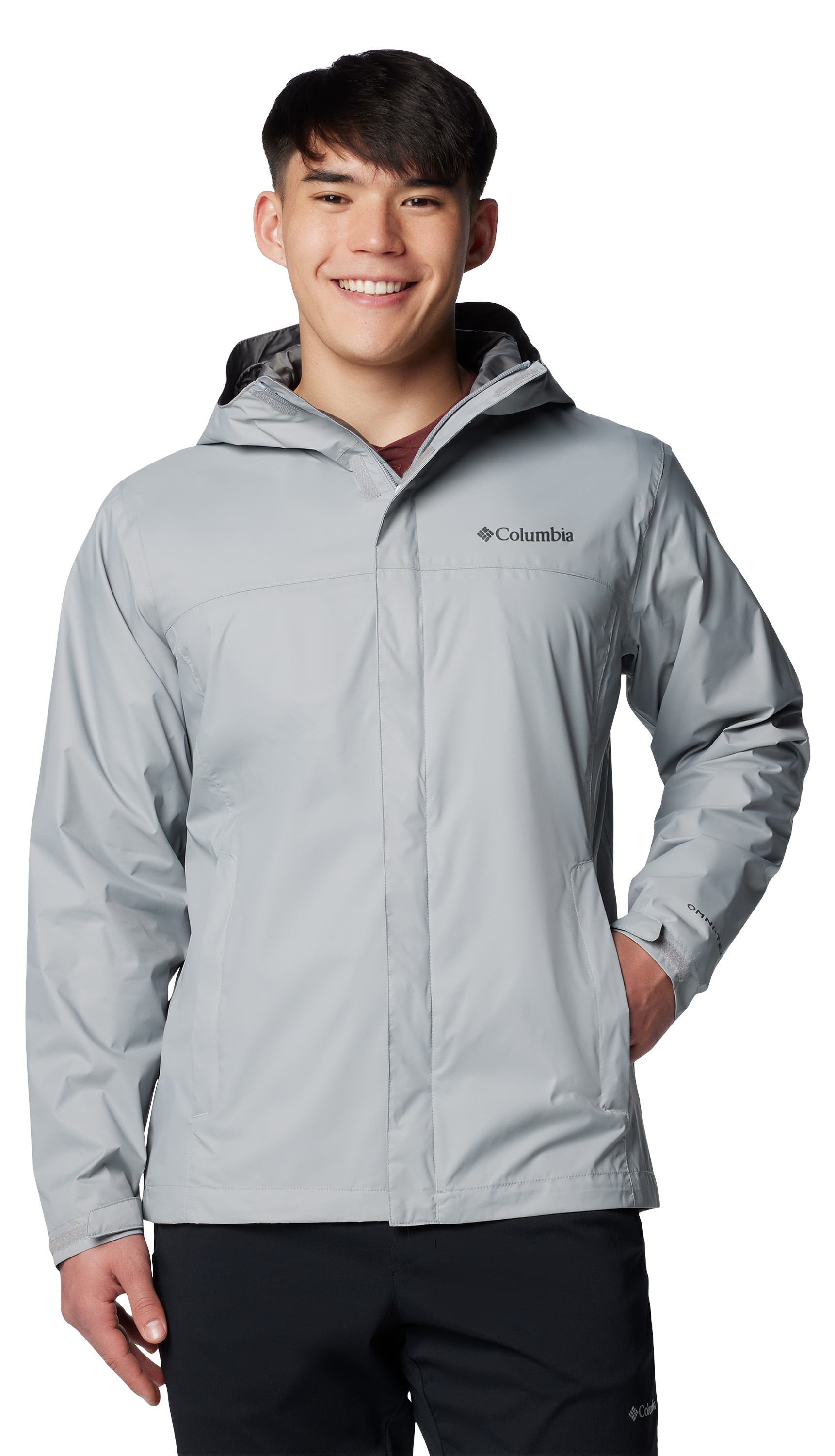 Image of Columbia Watertight II Rain Jacket for Men - Columbia Grey - S