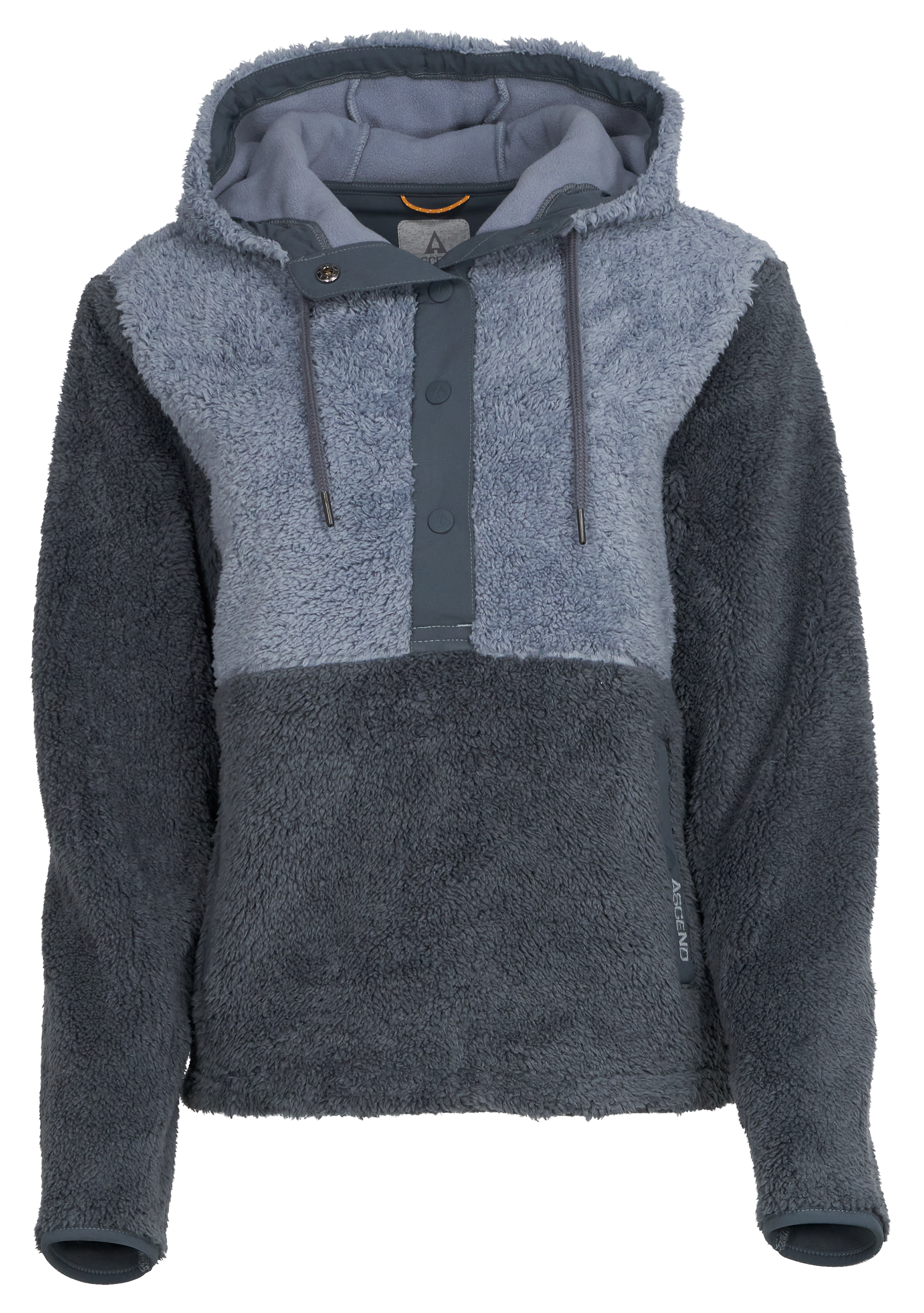 Image of Ascend Altitude Hooded Long-Sleeve Pullover - Turbulence/Tradewinds