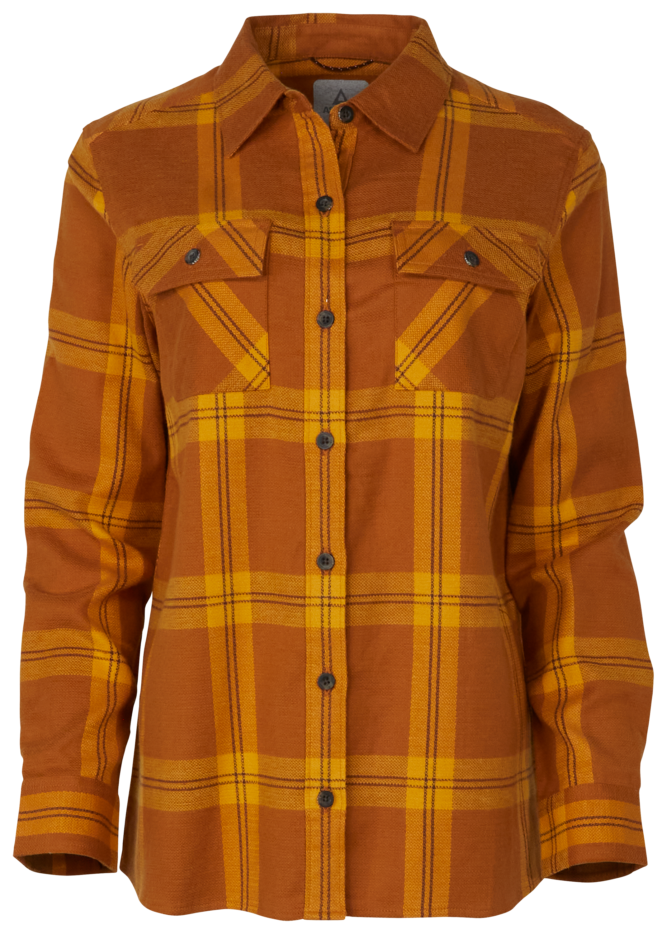 Image of Ascend Finn Organic Cotton Long-Sleeve Shirt - Roasted Pecan