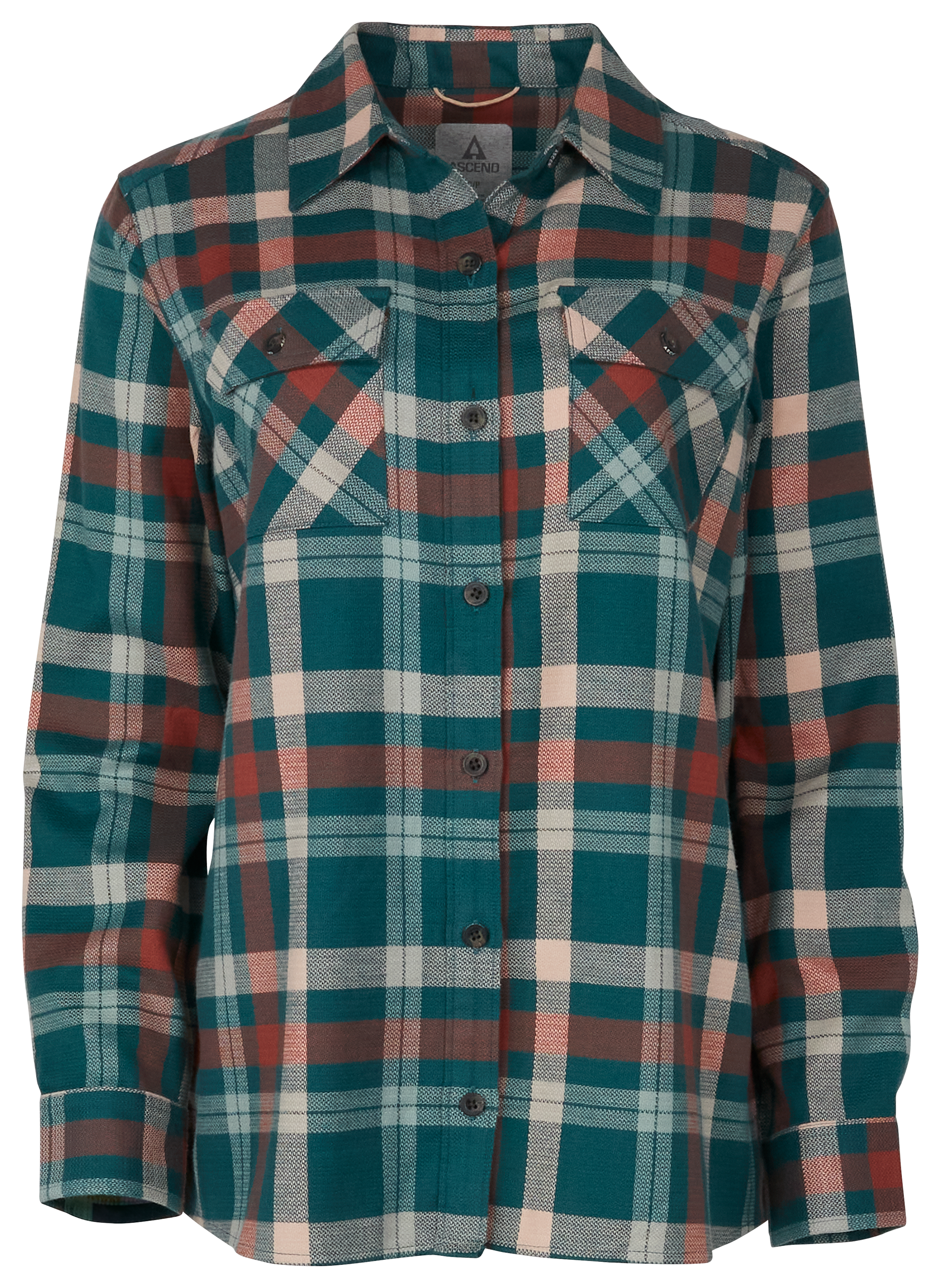 Image of Ascend Finn Organic Cotton Long-Sleeve Shirt - June Bug