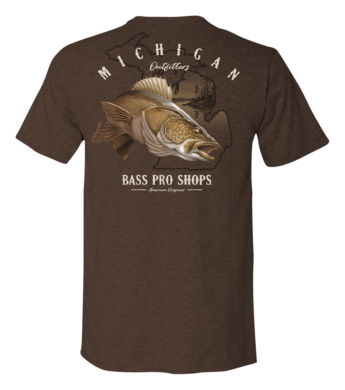 Bass Pro Shops Walleye State Short-Sleeve T-Shirt for Men