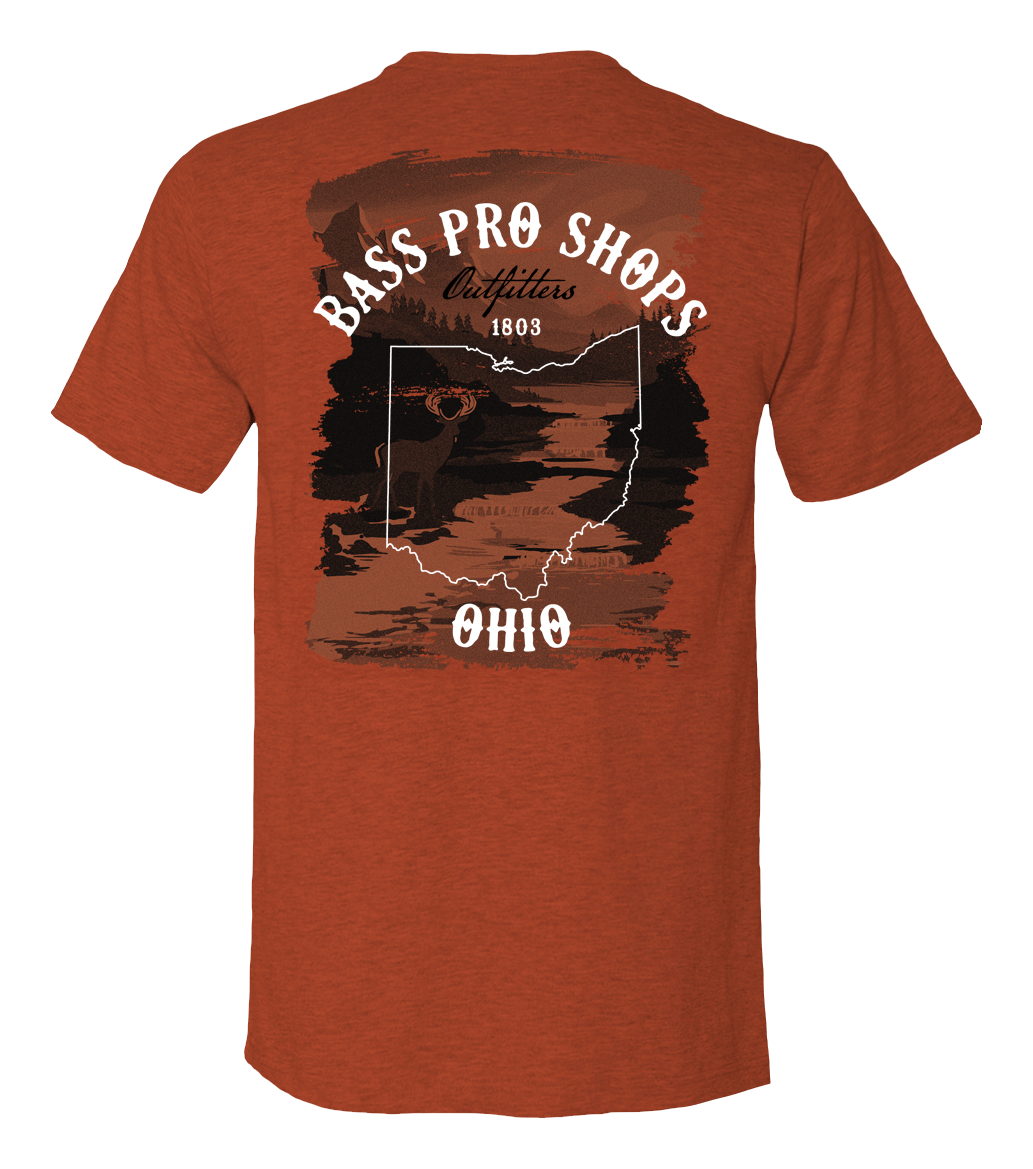 Image of Bass Pro Shops Wonder View State Graphic Short-Sleeve T-Shirt for Men
