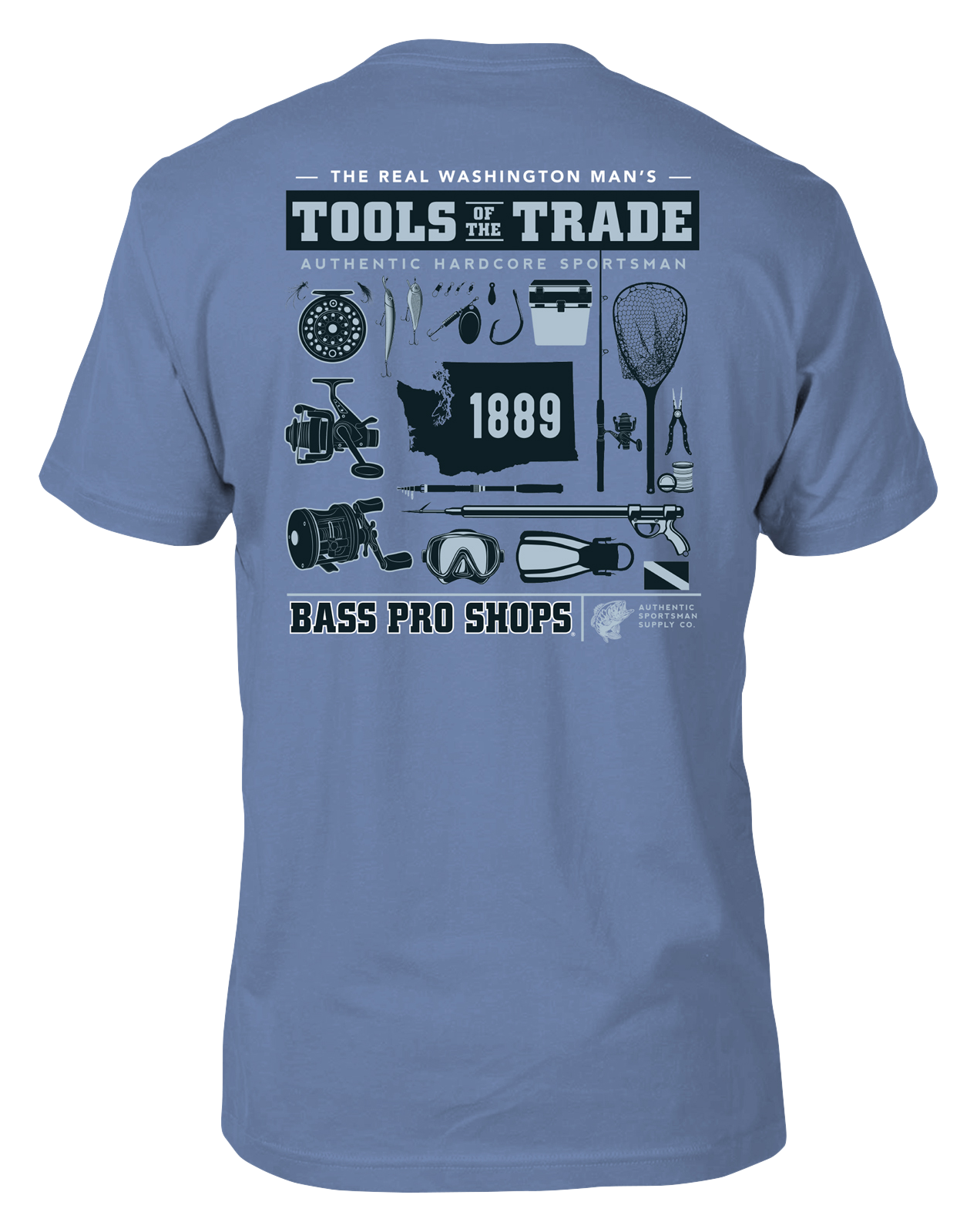 Image of Bass Pro Shops Tools of the Trade Short-Sleeve T-Shirt for Men - Infinity - Washington