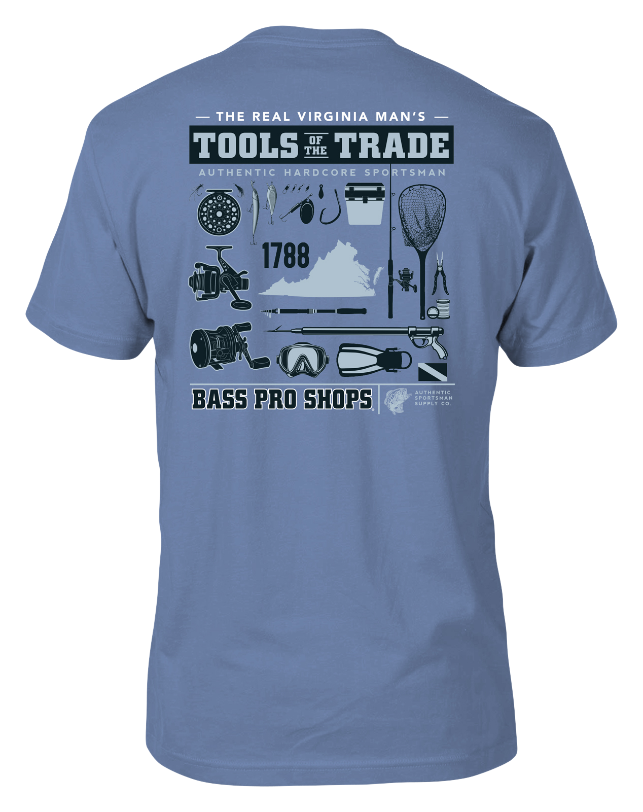 Image of Bass Pro Shops Tools of the Trade Short-Sleeve T-Shirt for Men - Infinity - Virginia