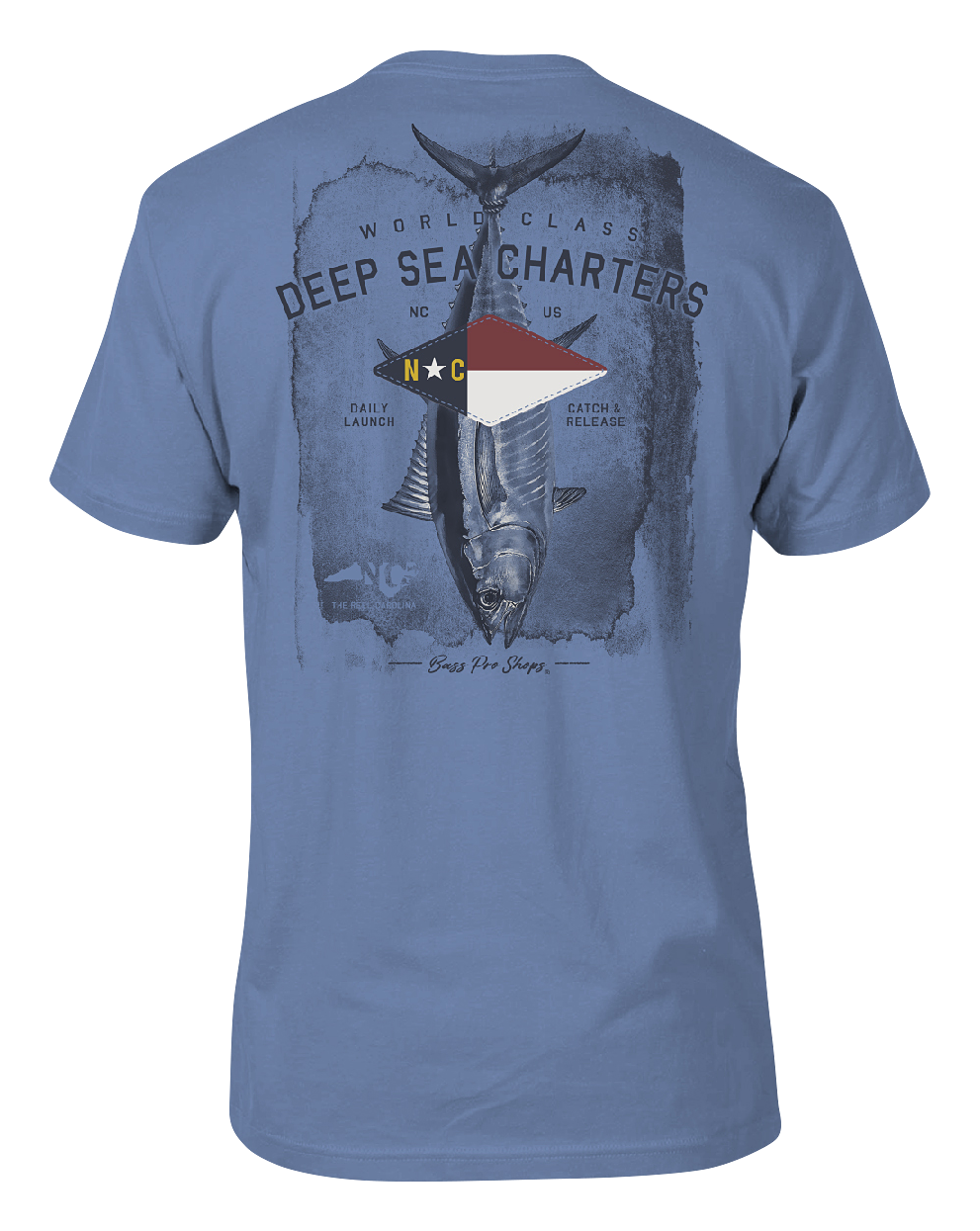Image of Bass Pro Shops Big Catch Tuna Short-Sleeve T-Shirt for Men - NC/Infinity