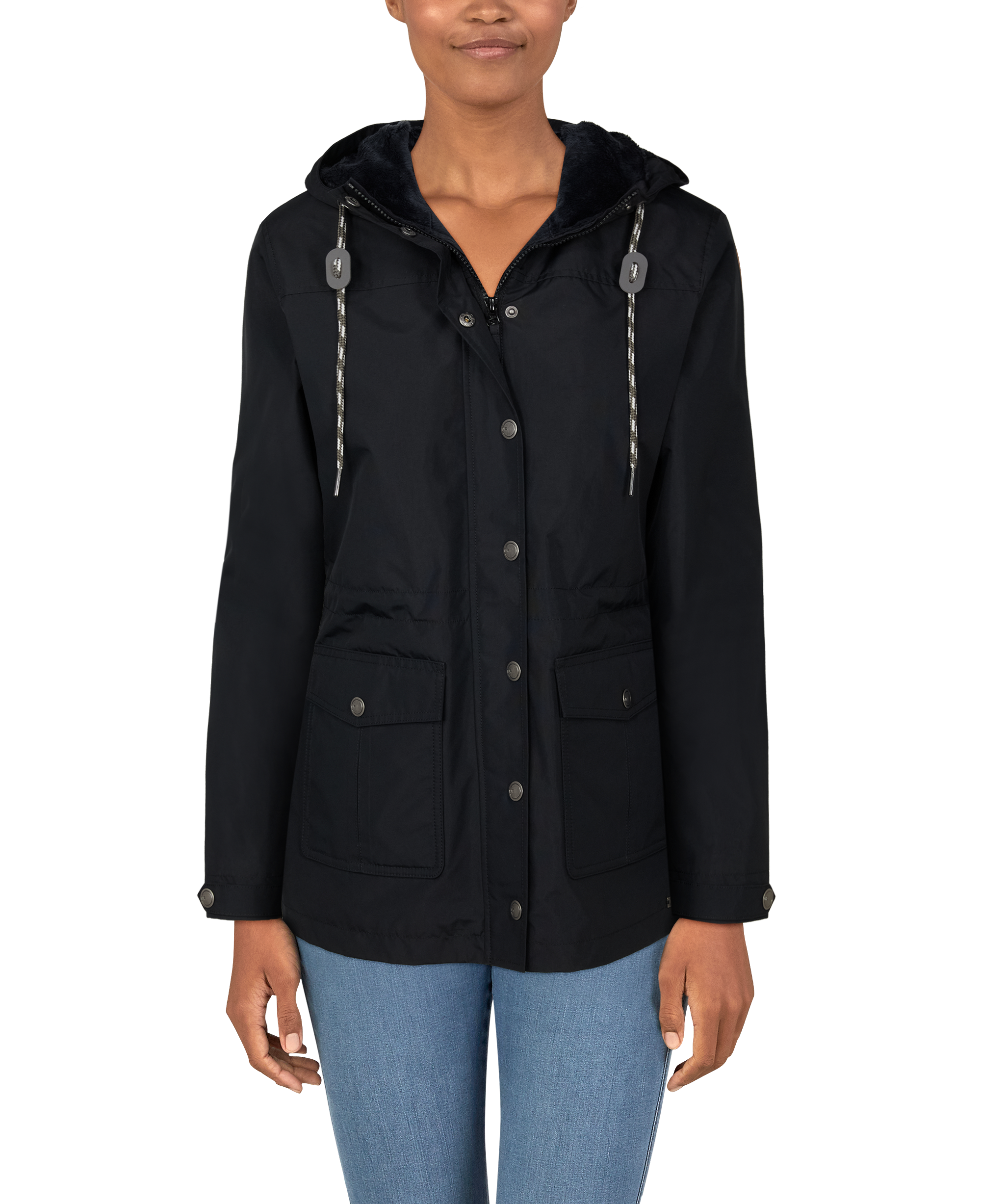 Image of Natural Reflections Essential Parka for Ladies - Anthracite - S