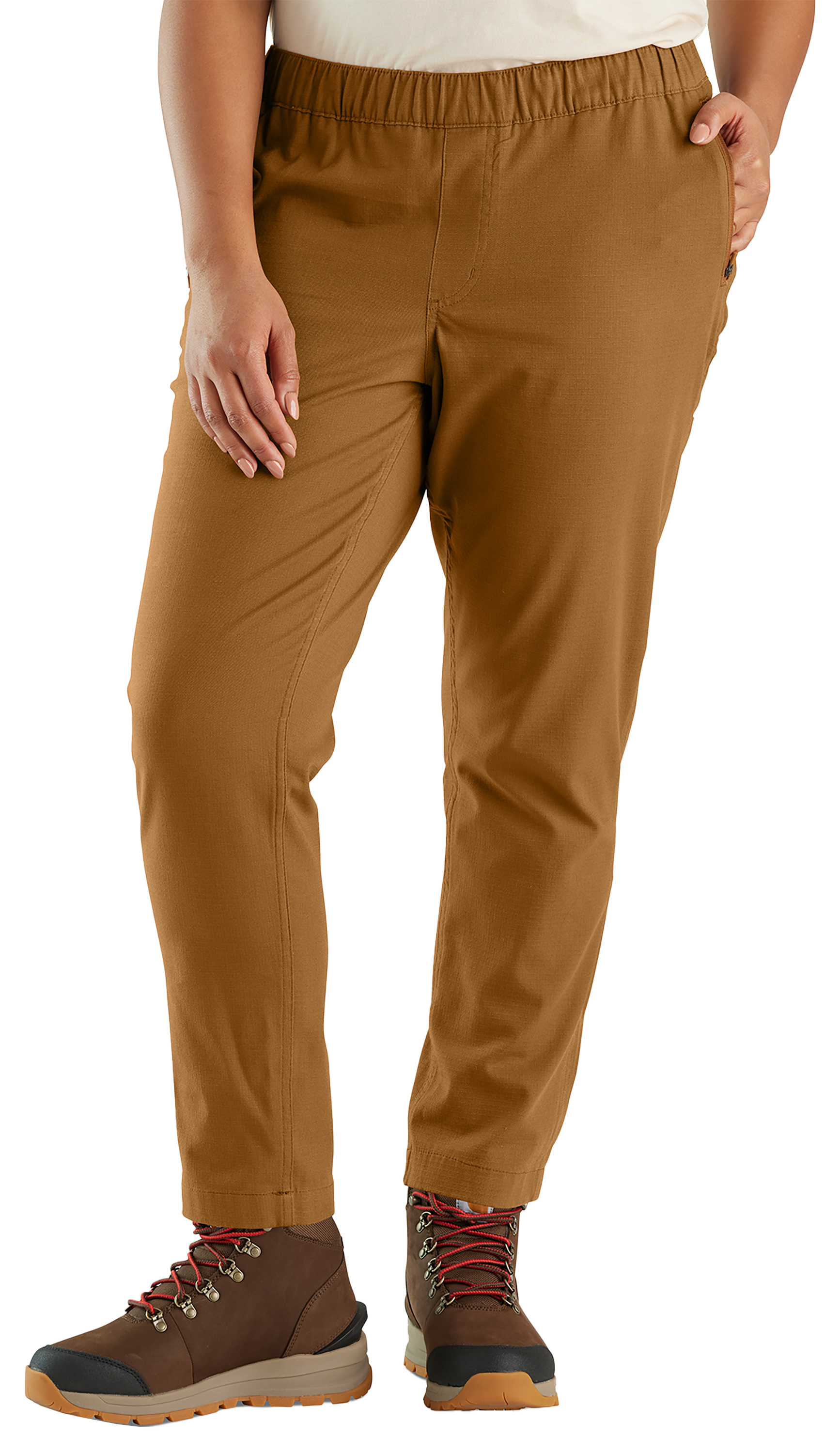 Carhartt Force Relaxed-Fit Ripstop Work Pants for Ladies - Carhartt Brown - - Regular