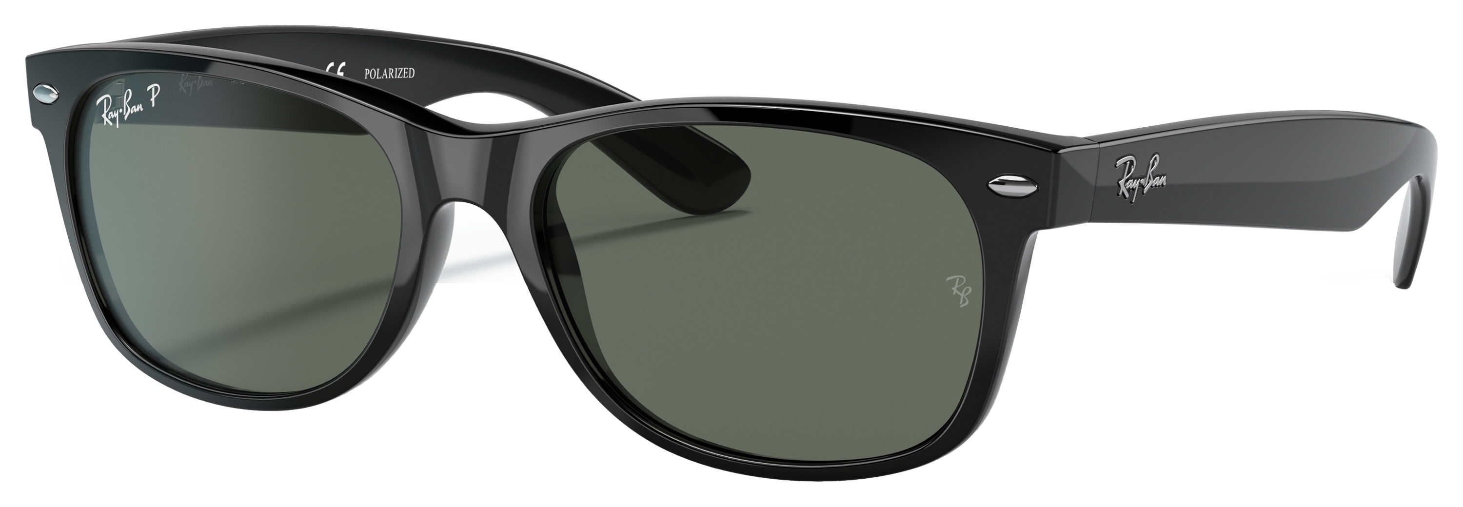 Ray-Ban New Wayfarer Classic RB2132 Glass Polarized Sunglasses - Polished B