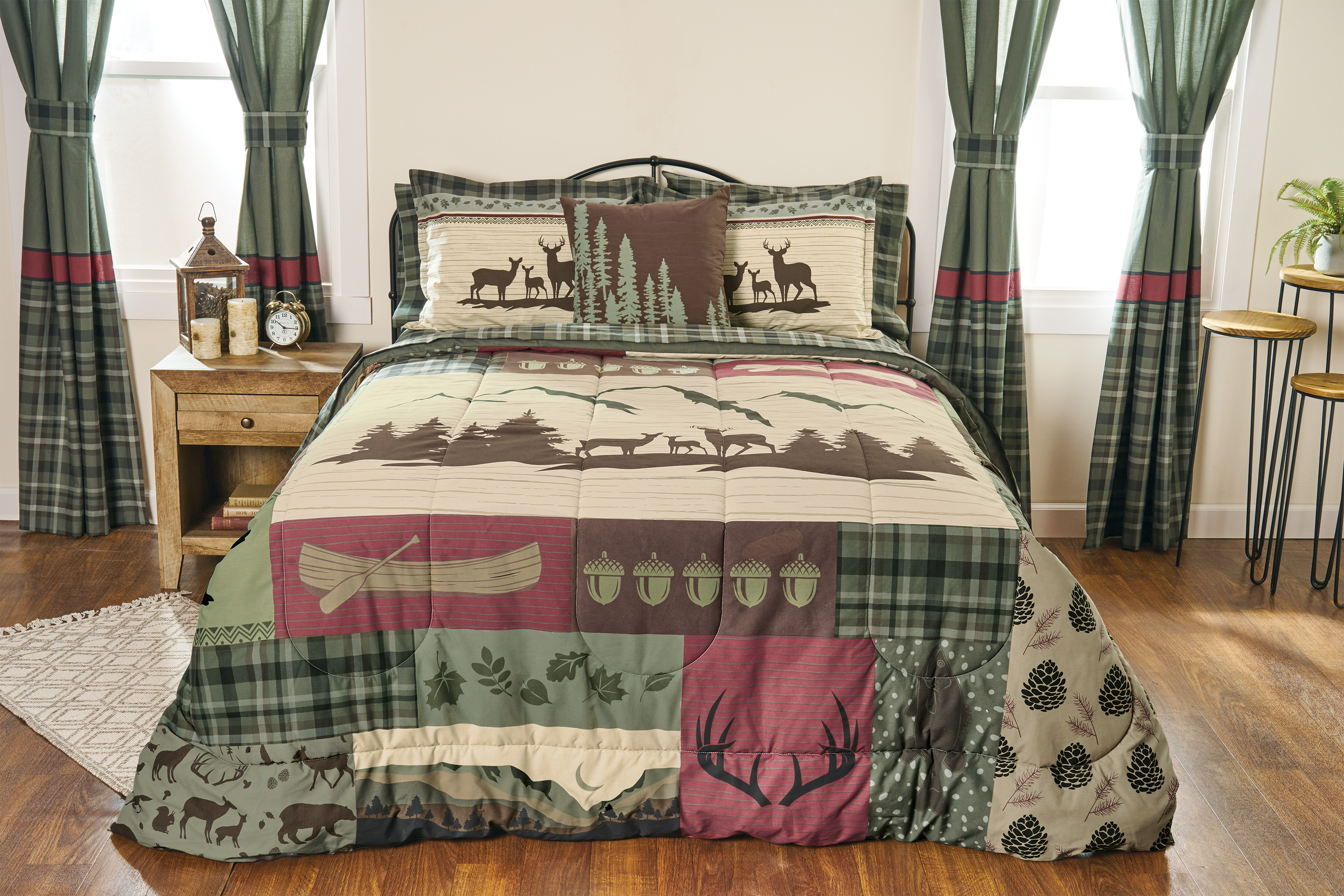 Image of White River Home Riverview Lodge Collection Bedding Set - Twin