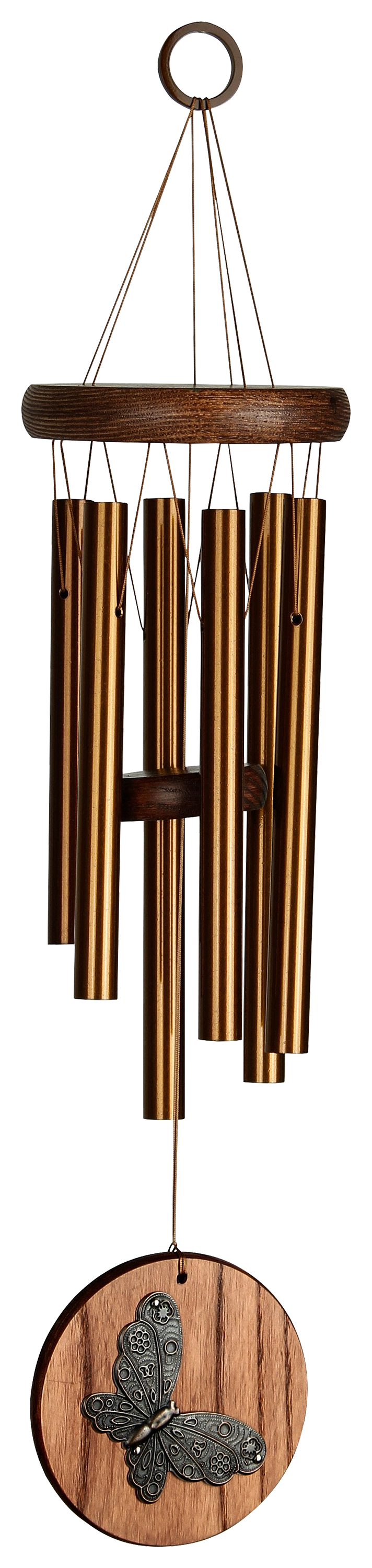 Woodstock Chimes Habitats Teak Butterfly Wind Chime